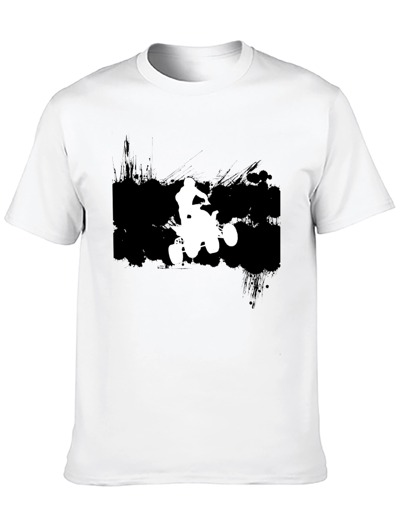 ATV Rider Graphic T-Shirt - Black