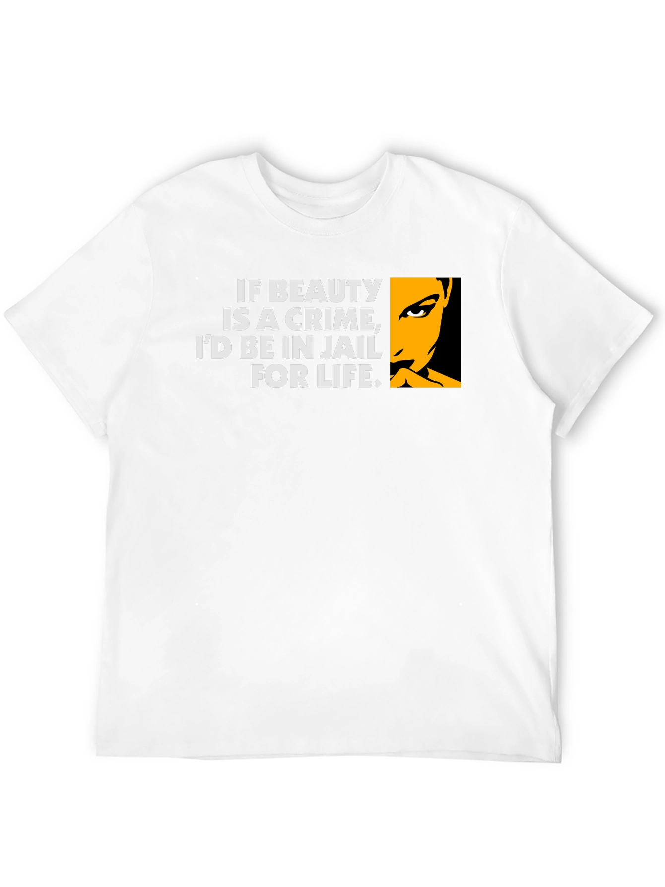 Beauty Crime T-Shirt - Humorous Graphic Tee