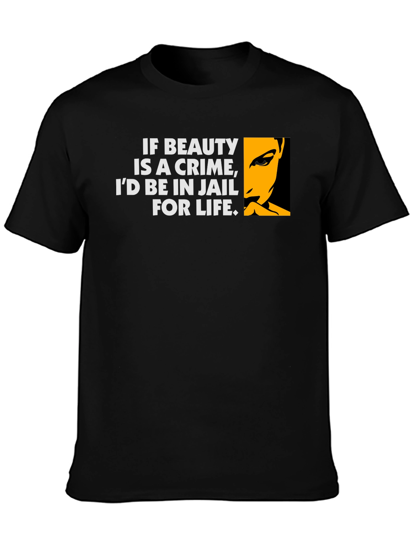 Beauty Crime T-Shirt - Humorous Graphic Tee