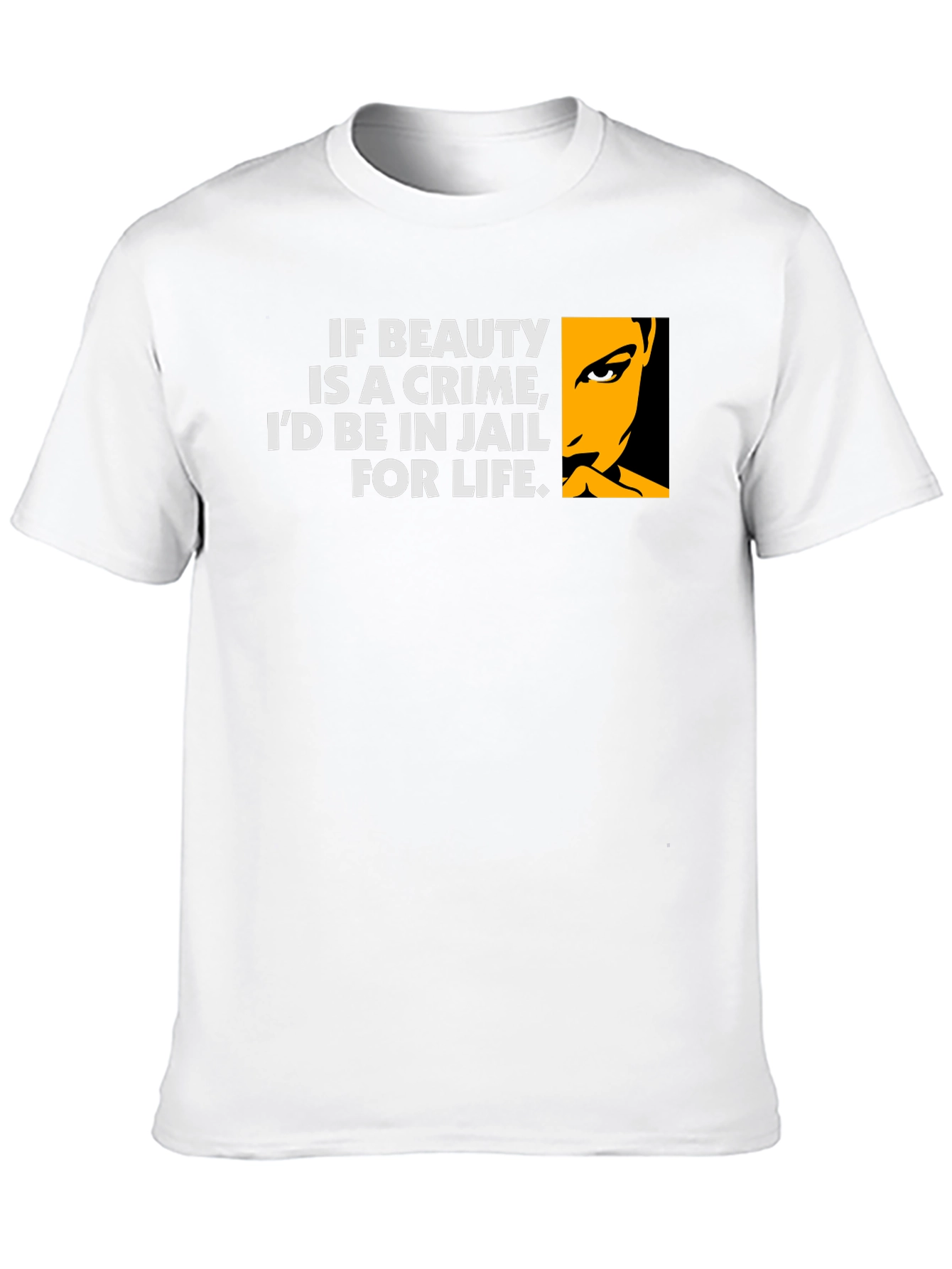 Beauty Crime T-Shirt - Humorous Graphic Tee