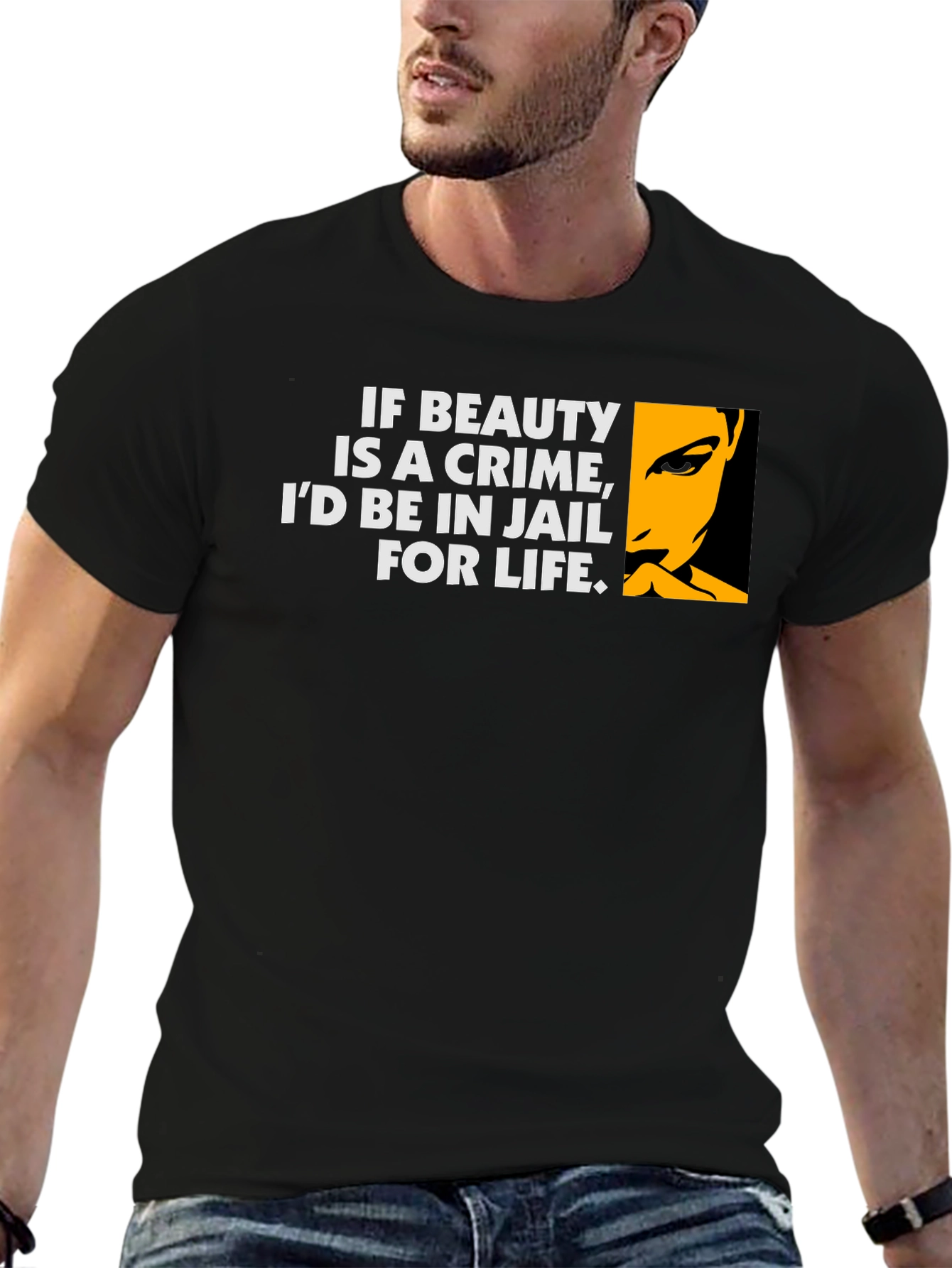Beauty Crime T-Shirt - Humorous Graphic Tee