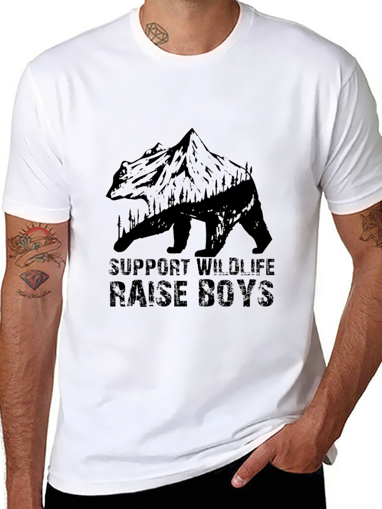 Wildlife Support Tee for Men