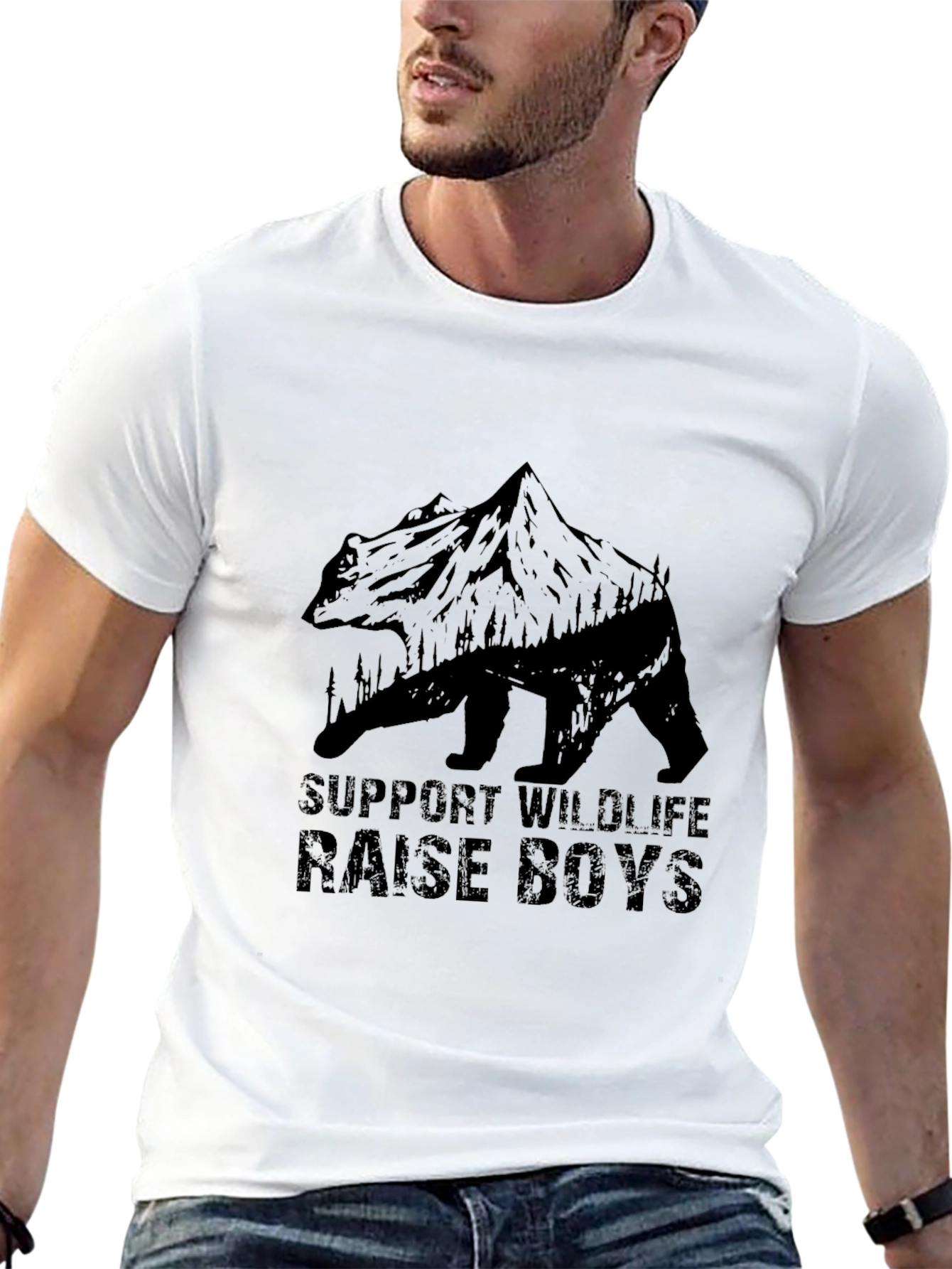 Wildlife Support Tee for Men