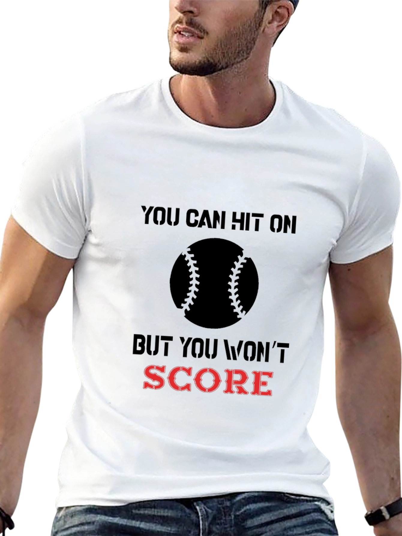 Baseball Hit But Wont Score T-Shirt