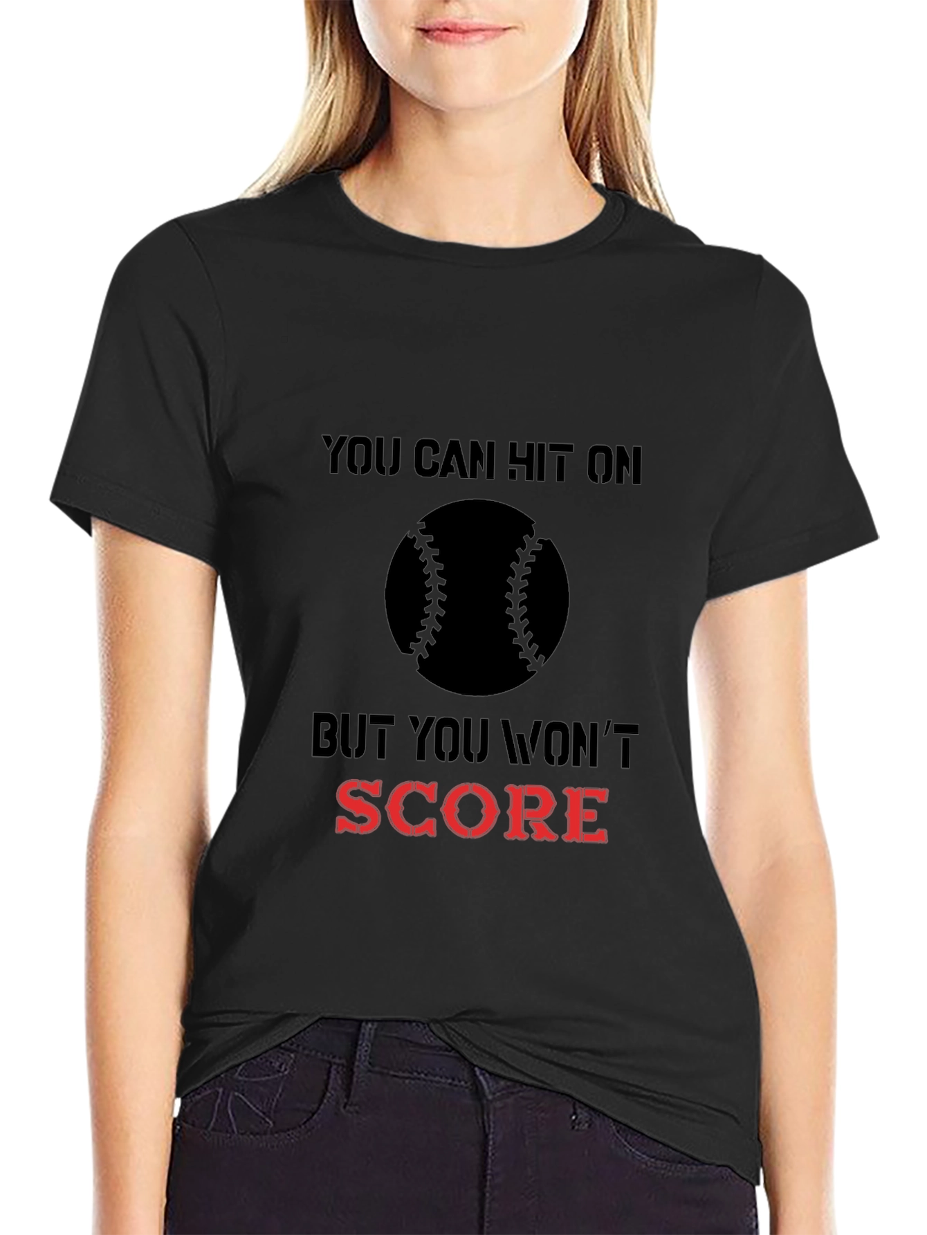 Baseball Hit But Wont Score T-Shirt