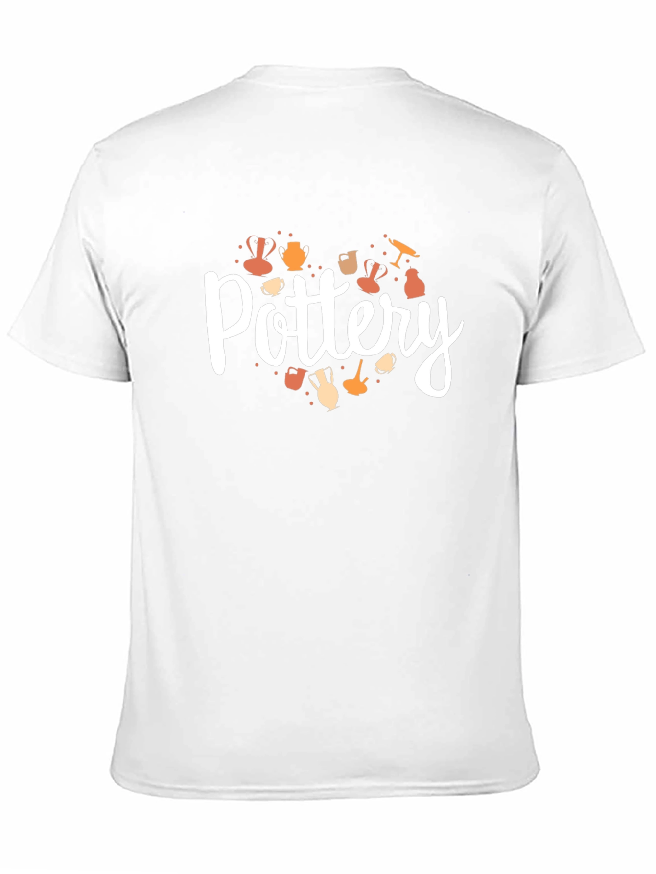 Pottery Heart Graphic Tee - Artsy Black T-Shirt