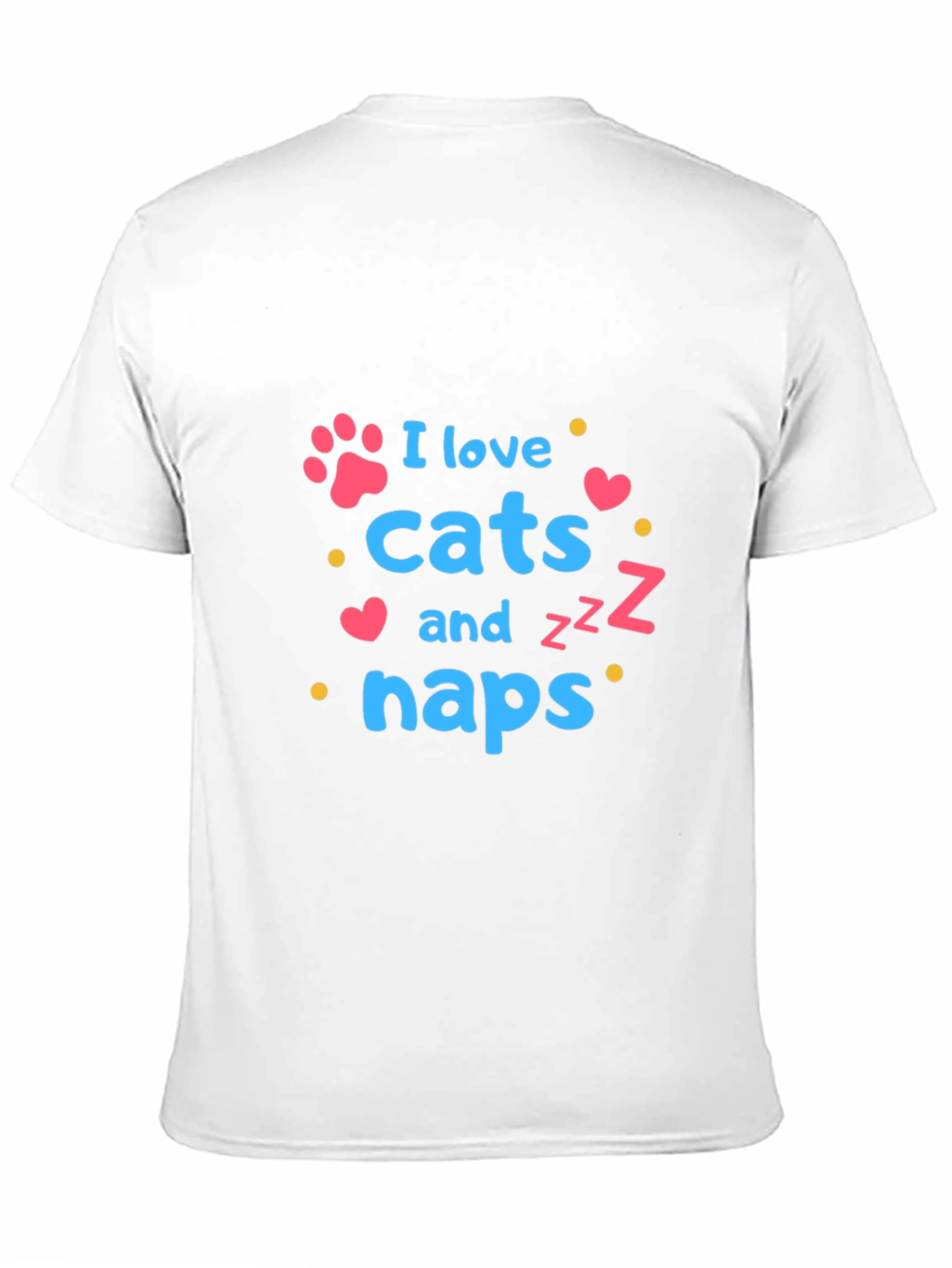 I Love Cats and Naps T-Shirt