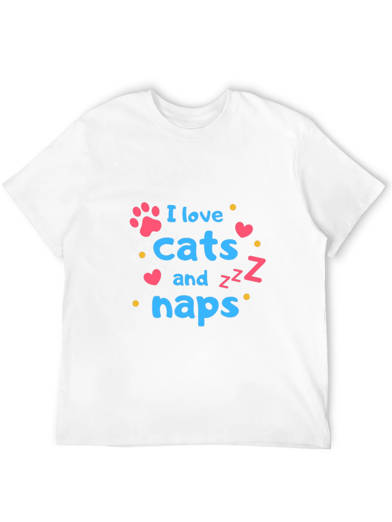 I Love Cats and Naps T-Shirt