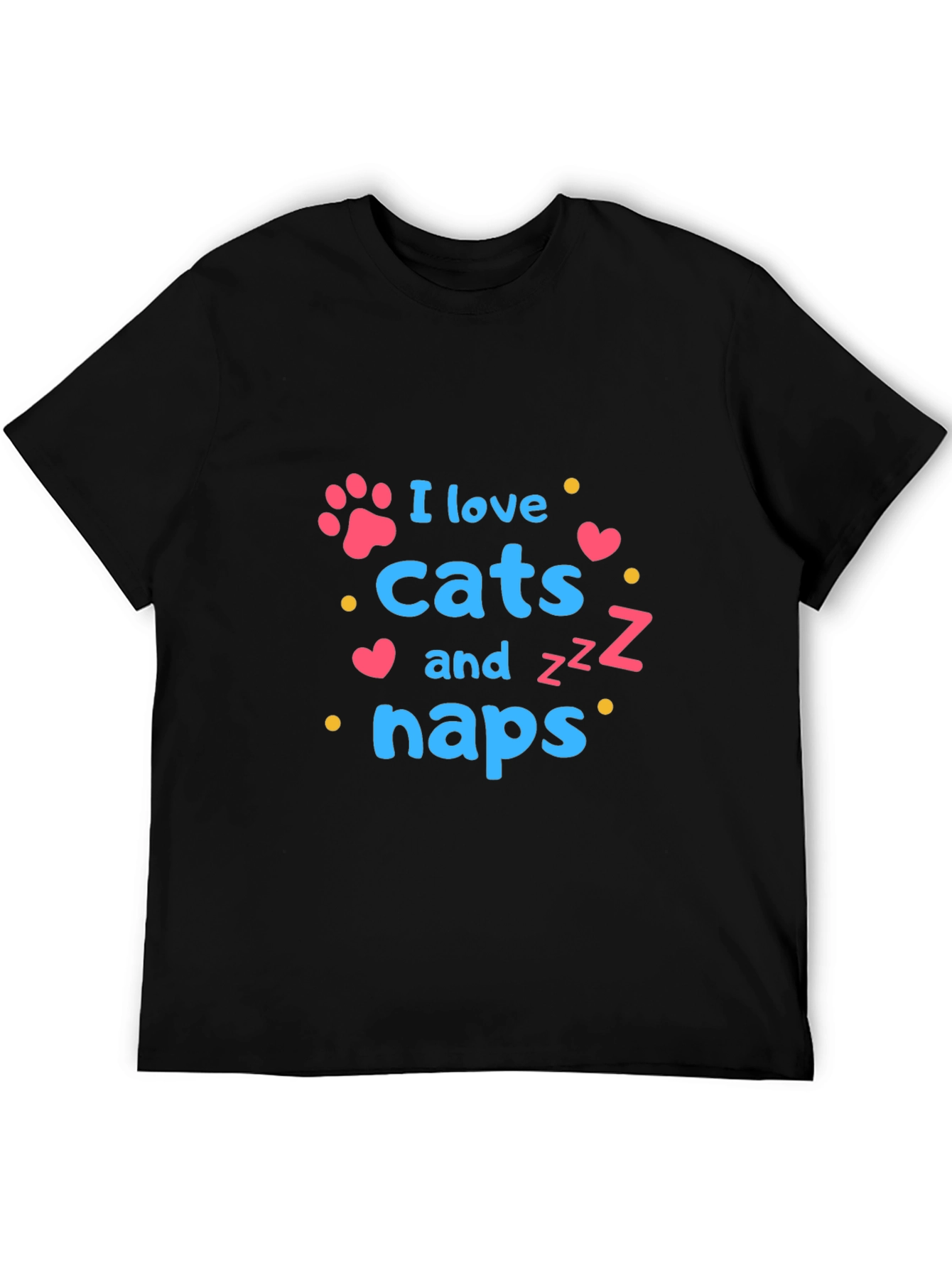 I Love Cats and Naps T-Shirt