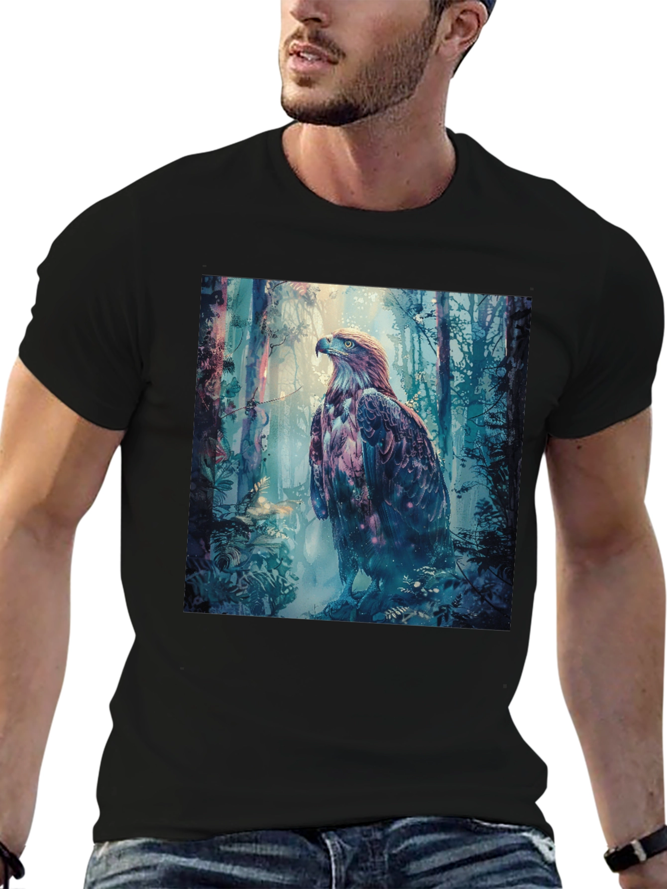 Eagle Forest Graphic T-Shirt