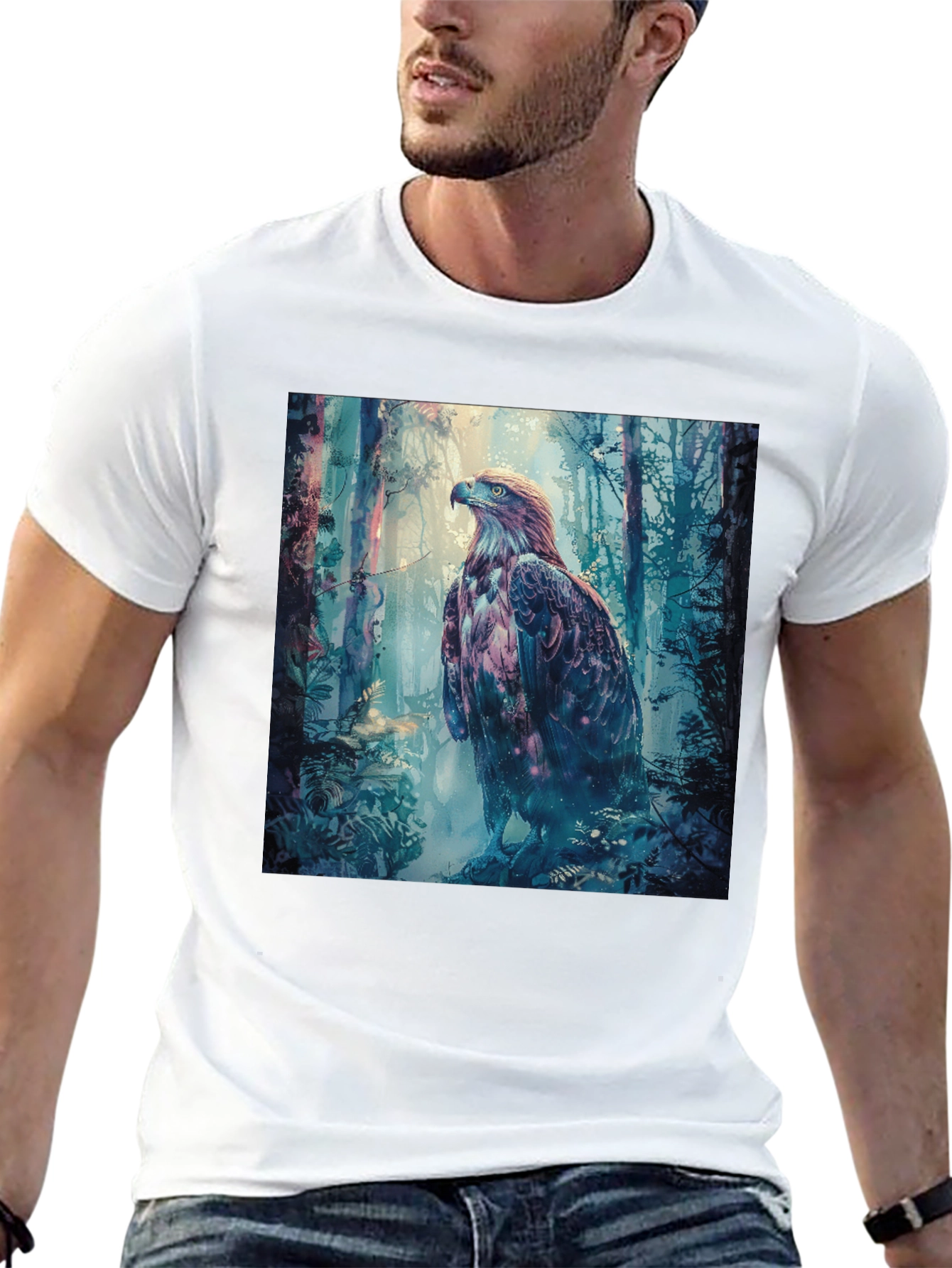 Eagle Forest Graphic T-Shirt
