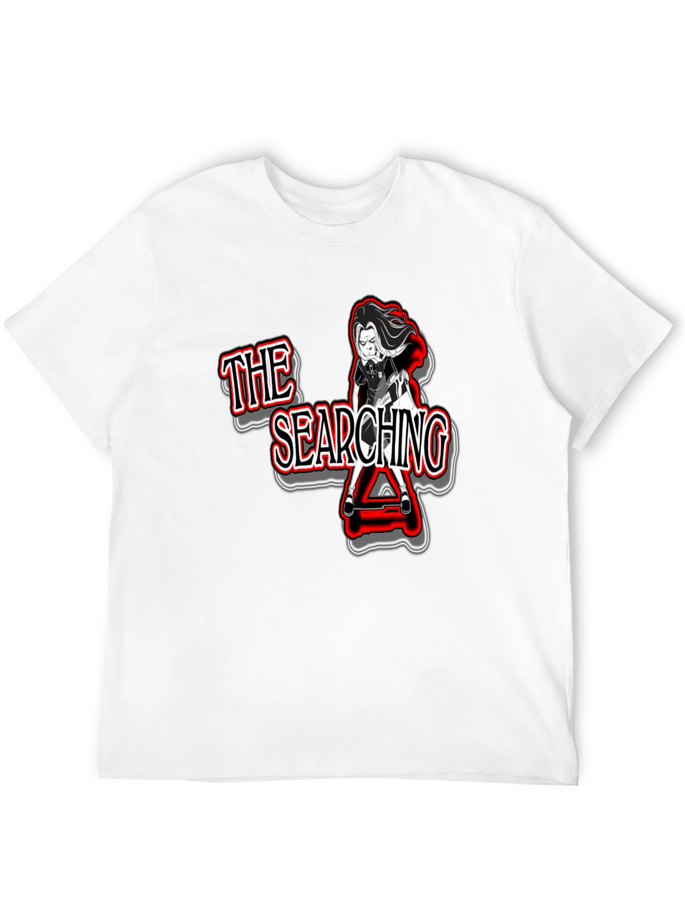 The Searching Graphic Tee - Mens Black T-Shirt