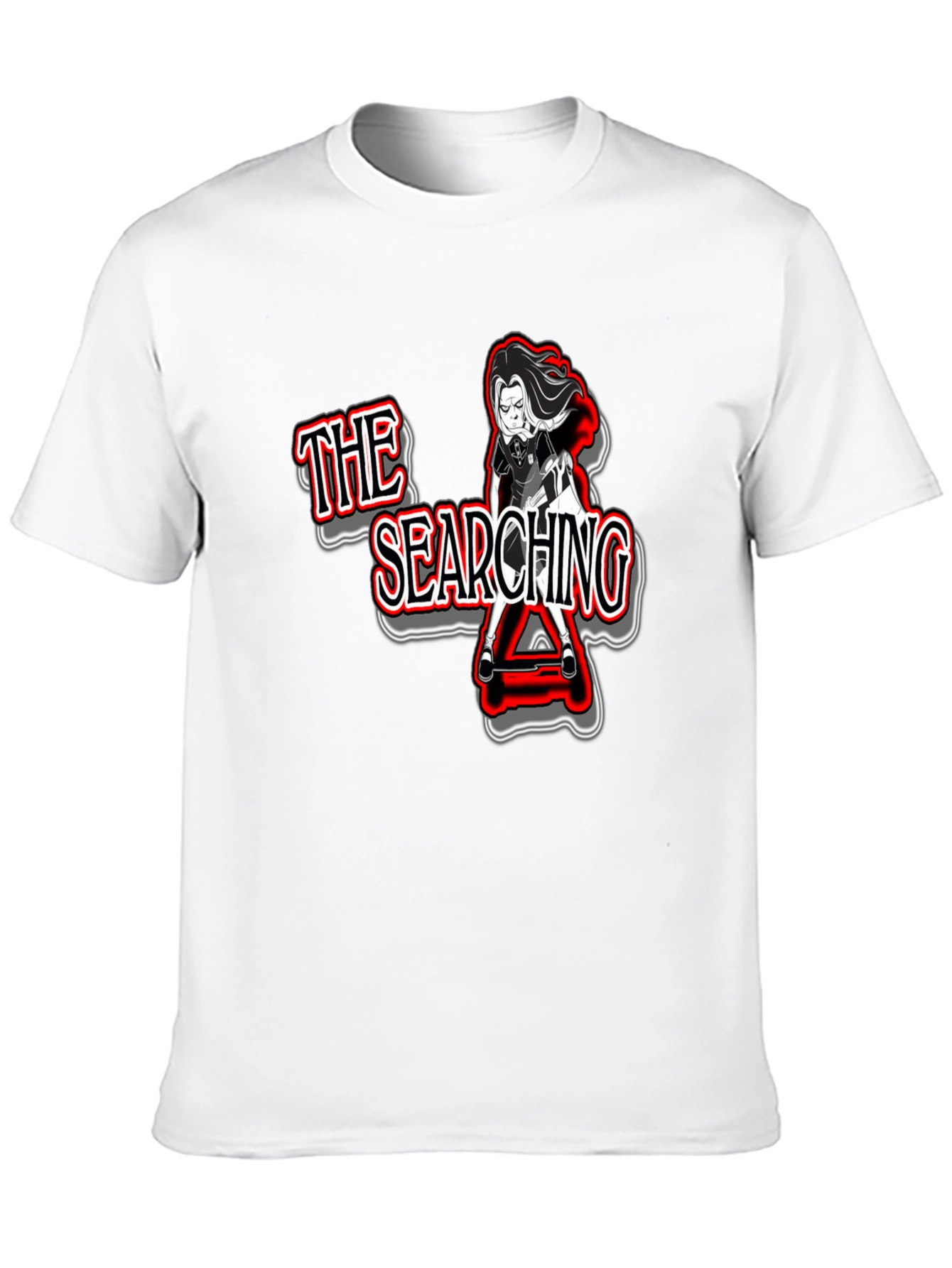 The Searching Graphic Tee - Mens Black T-Shirt