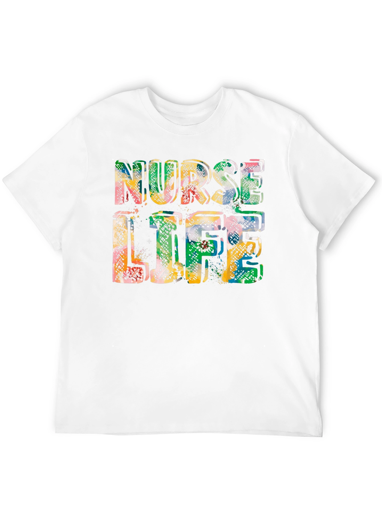 Nurse Life Graphic Tee - Black Cotton Casual T-Shirt
