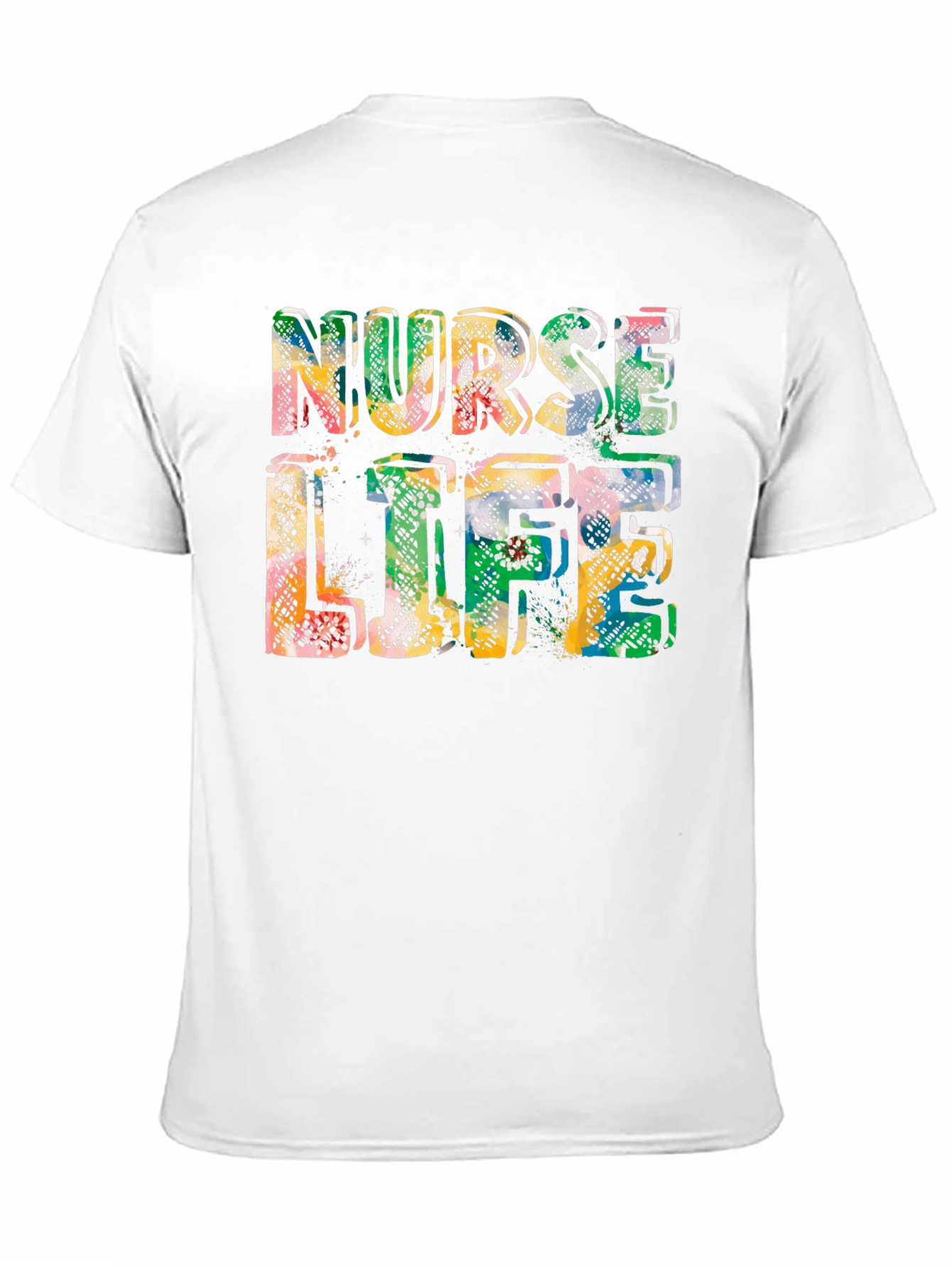Nurse Life Graphic Tee - Black Cotton Casual T-Shirt
