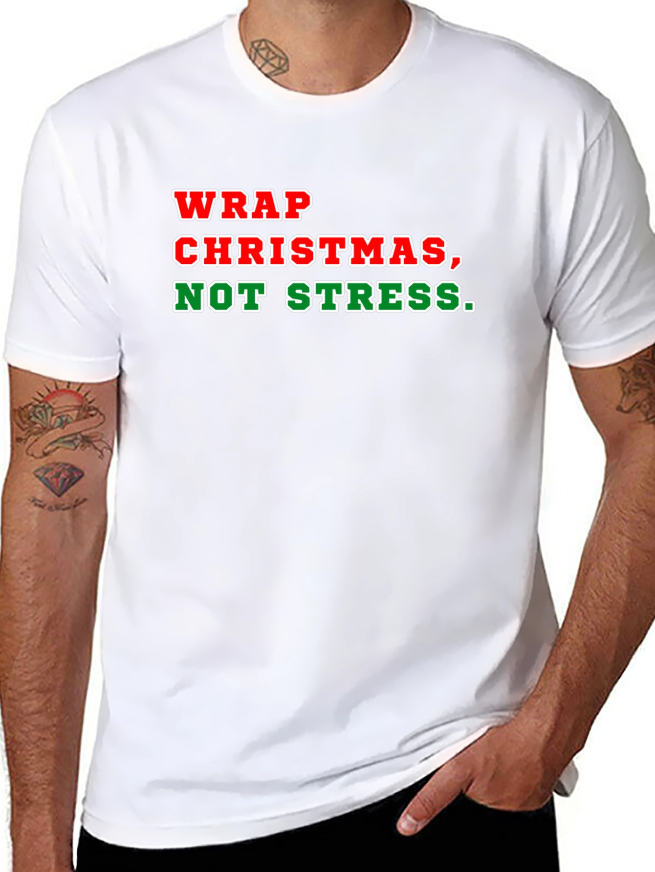 Wrap Christmas Not Stress T-Shirt