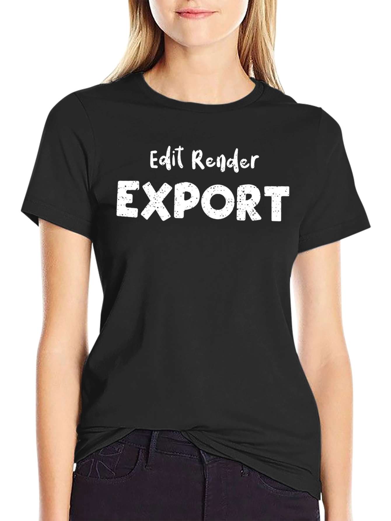 Edit Render Export T-Shirt - Graphic Designer Tee
