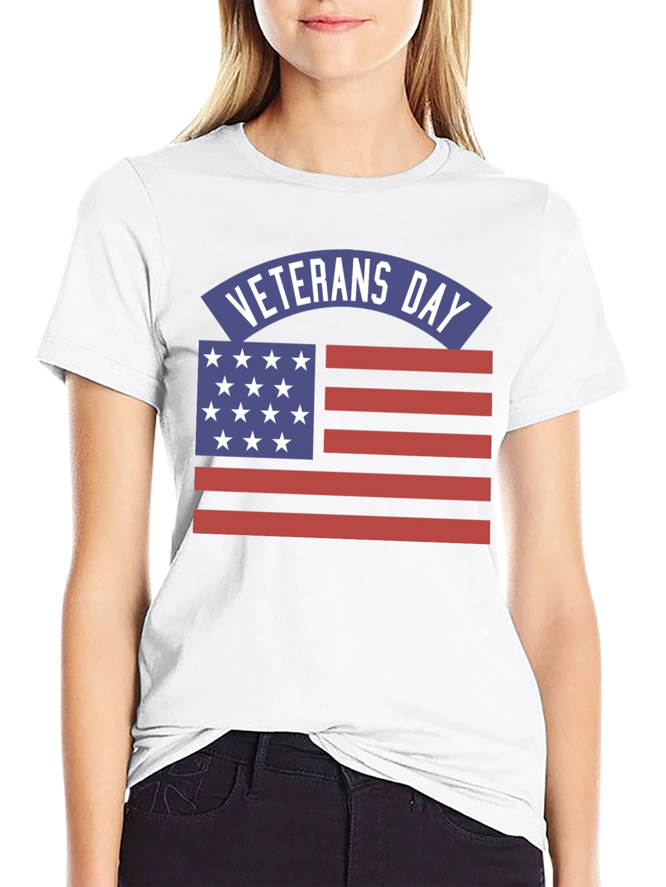 Veterans Day American Flag T-Shirt