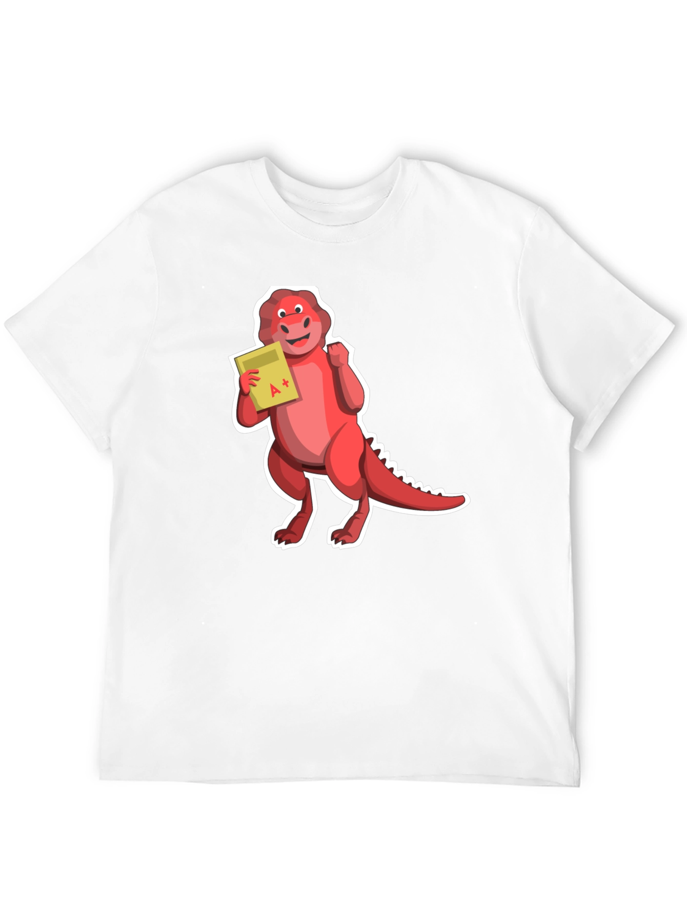 Dino A+ T-Shirt - Black Short Sleeve