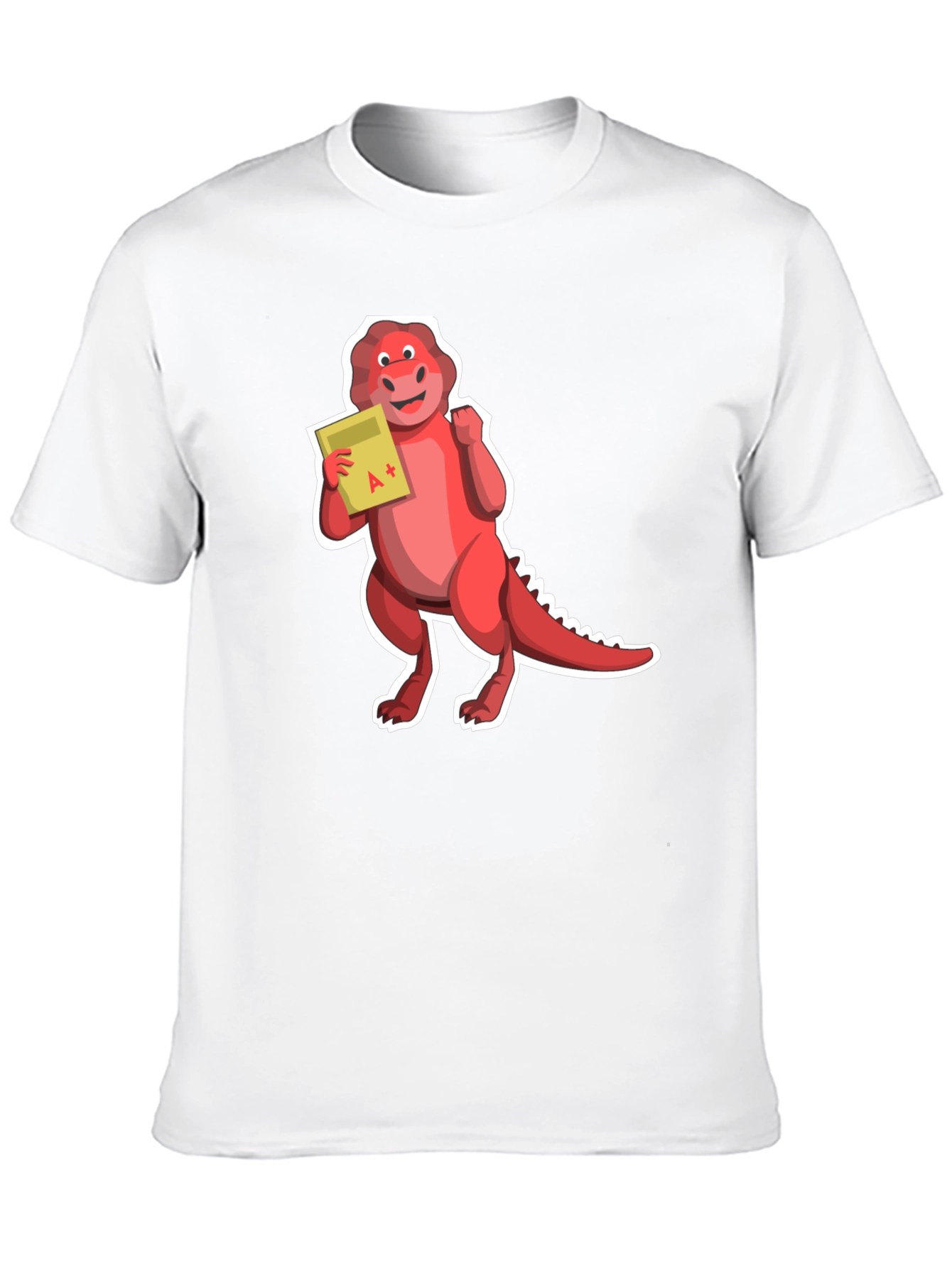 Dino A+ T-Shirt - Black Short Sleeve