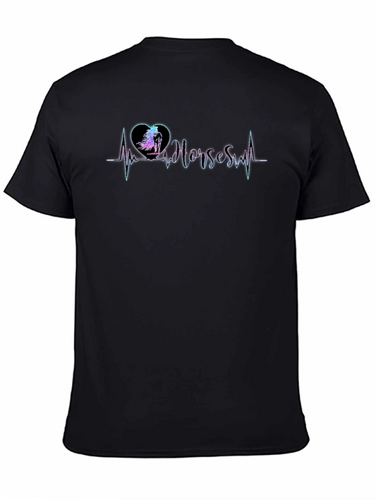 Heartbeat Horse T-Shirt - Equestrian Style