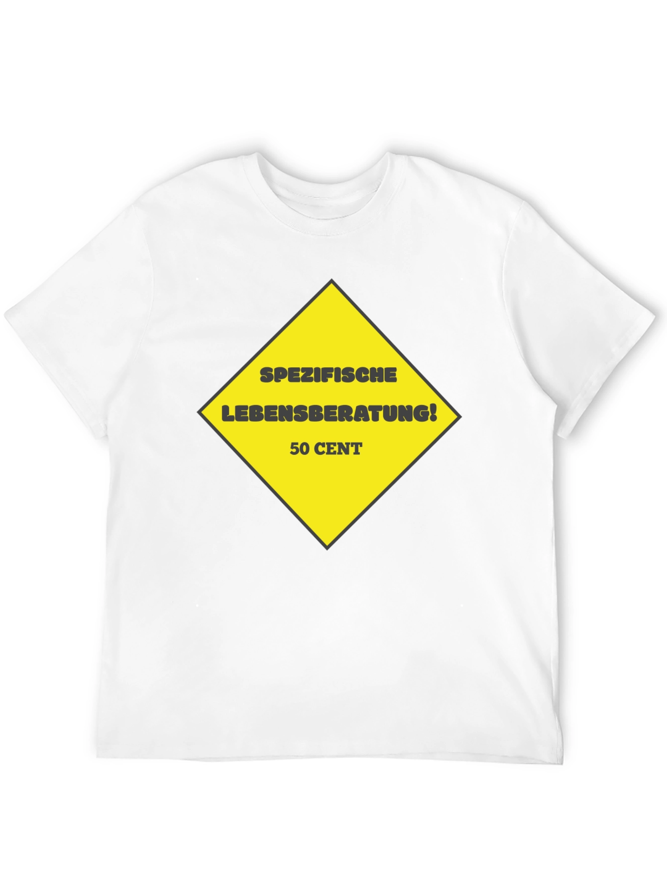 Humorous Specific Life Advice Black T-Shirt