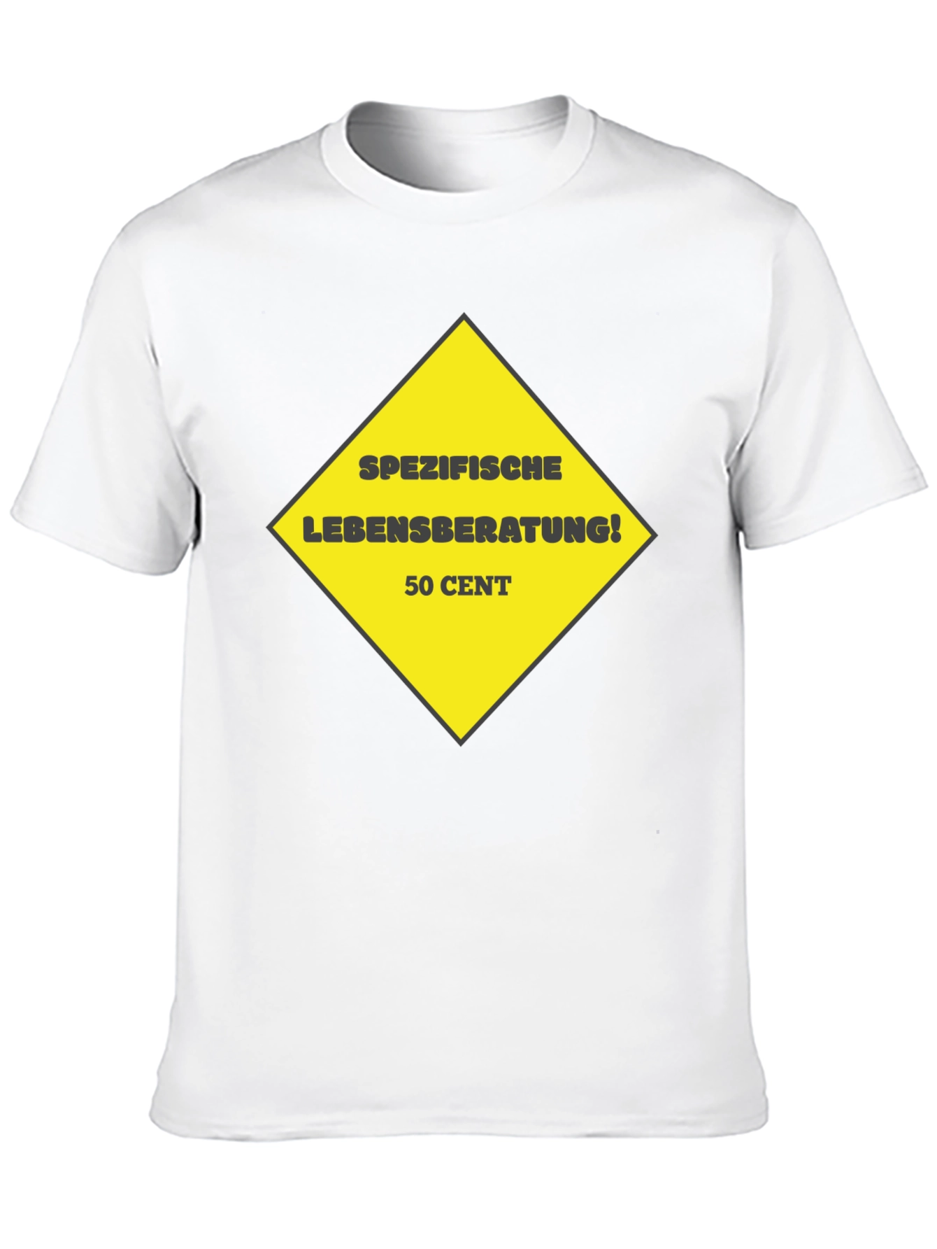 Humorous Specific Life Advice Black T-Shirt