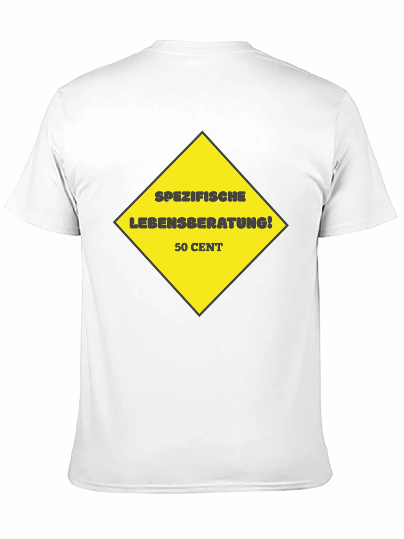 Humorous Specific Life Advice Black T-Shirt