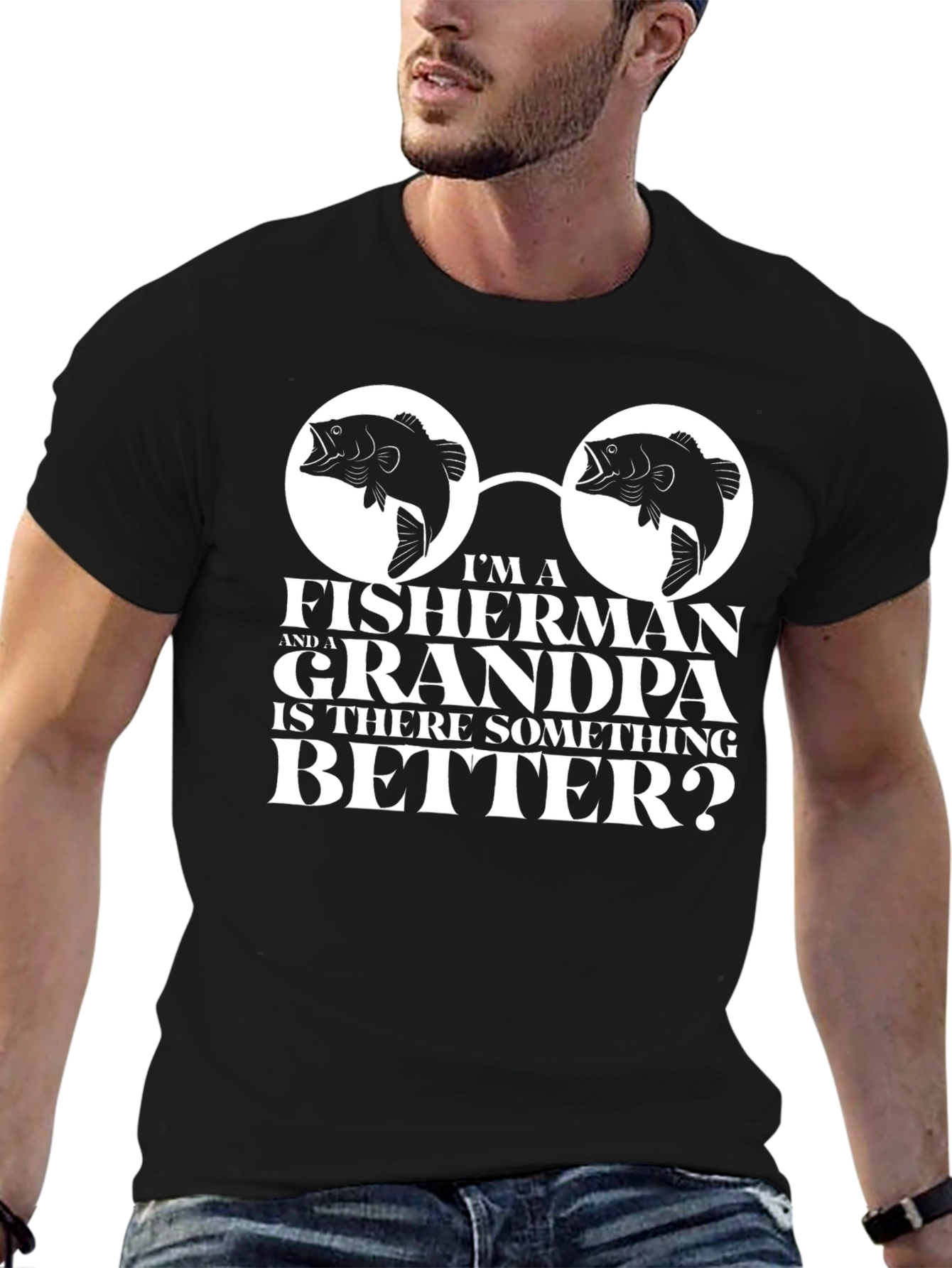 Fisherman Grandpa T-Shirt