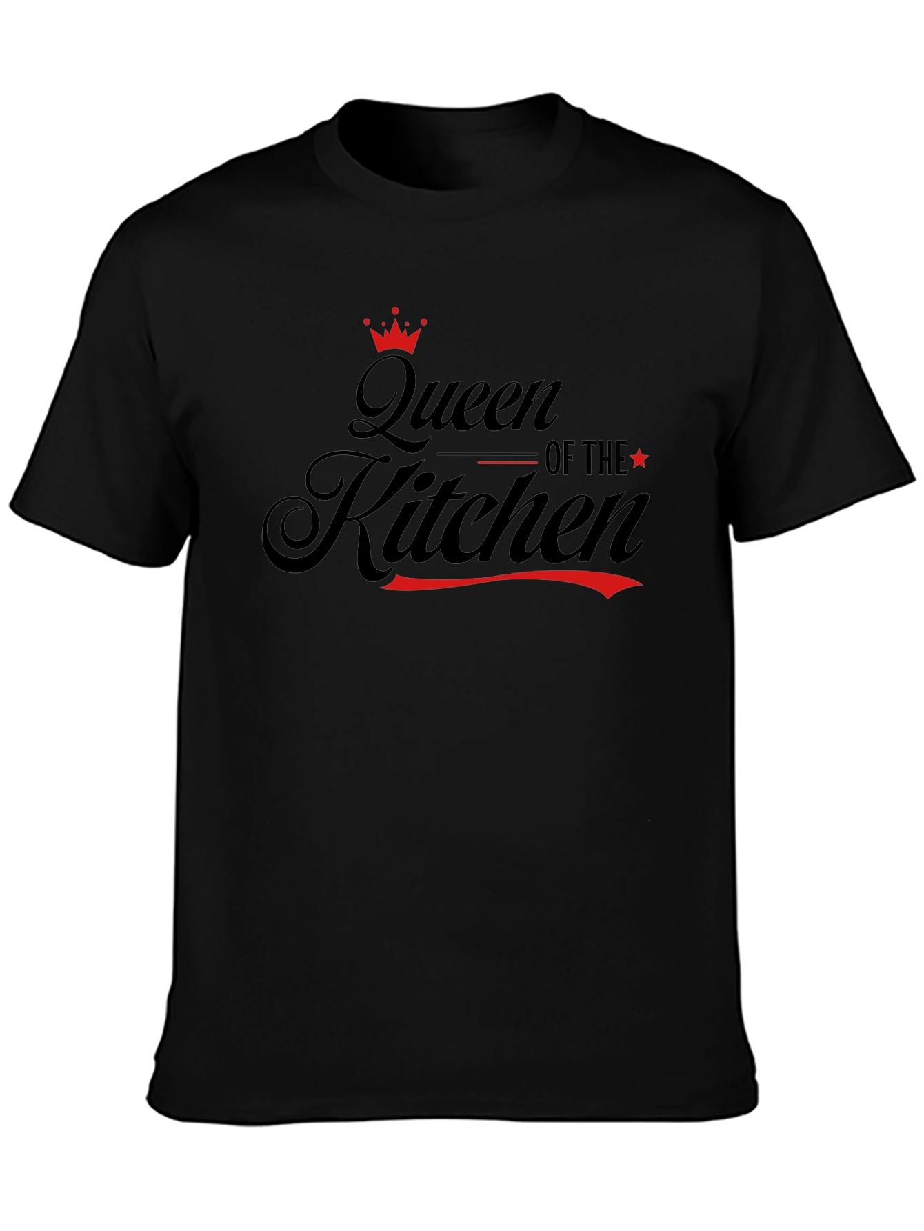 Queen of the Kitchen Black T-Shirt