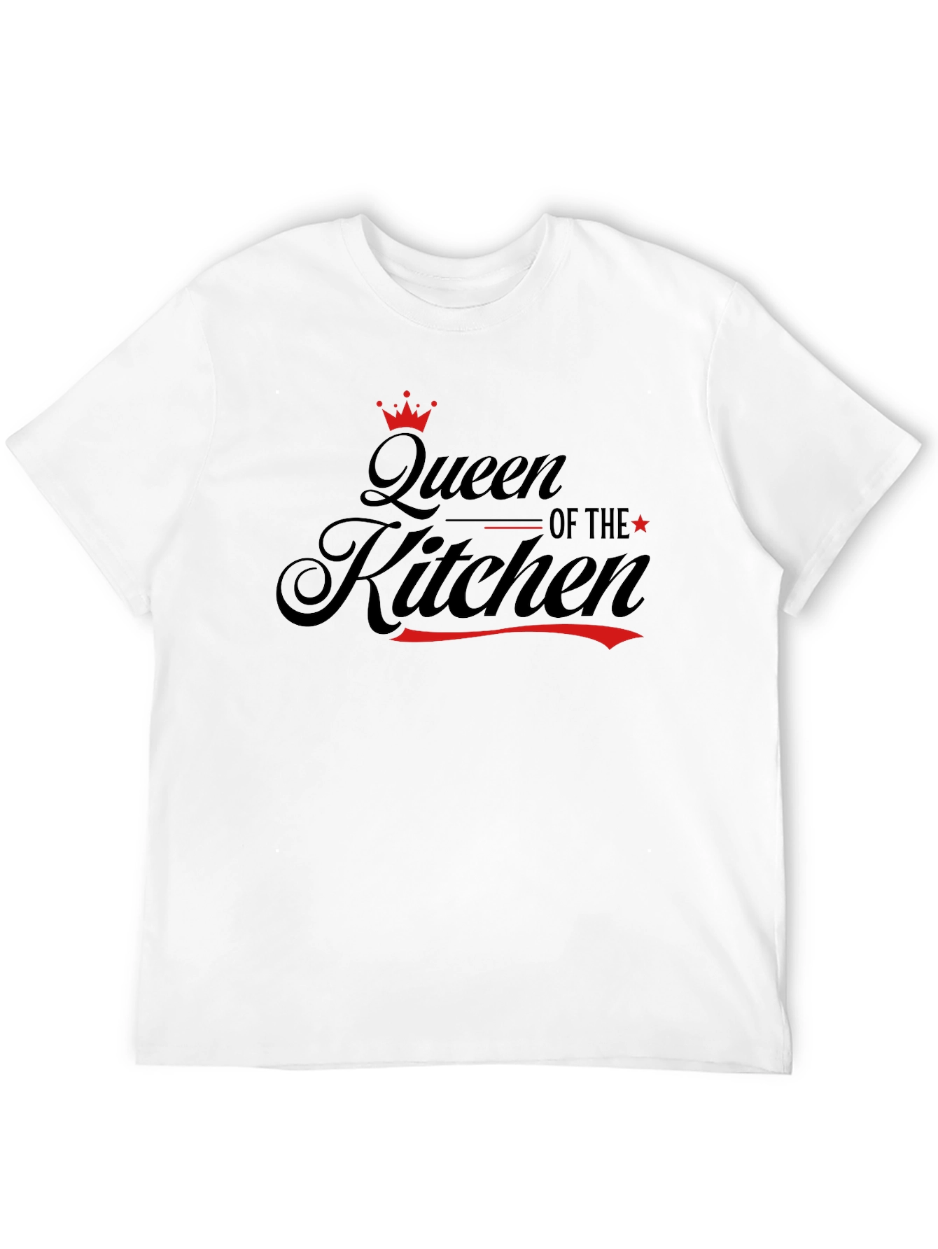 Queen of the Kitchen Black T-Shirt