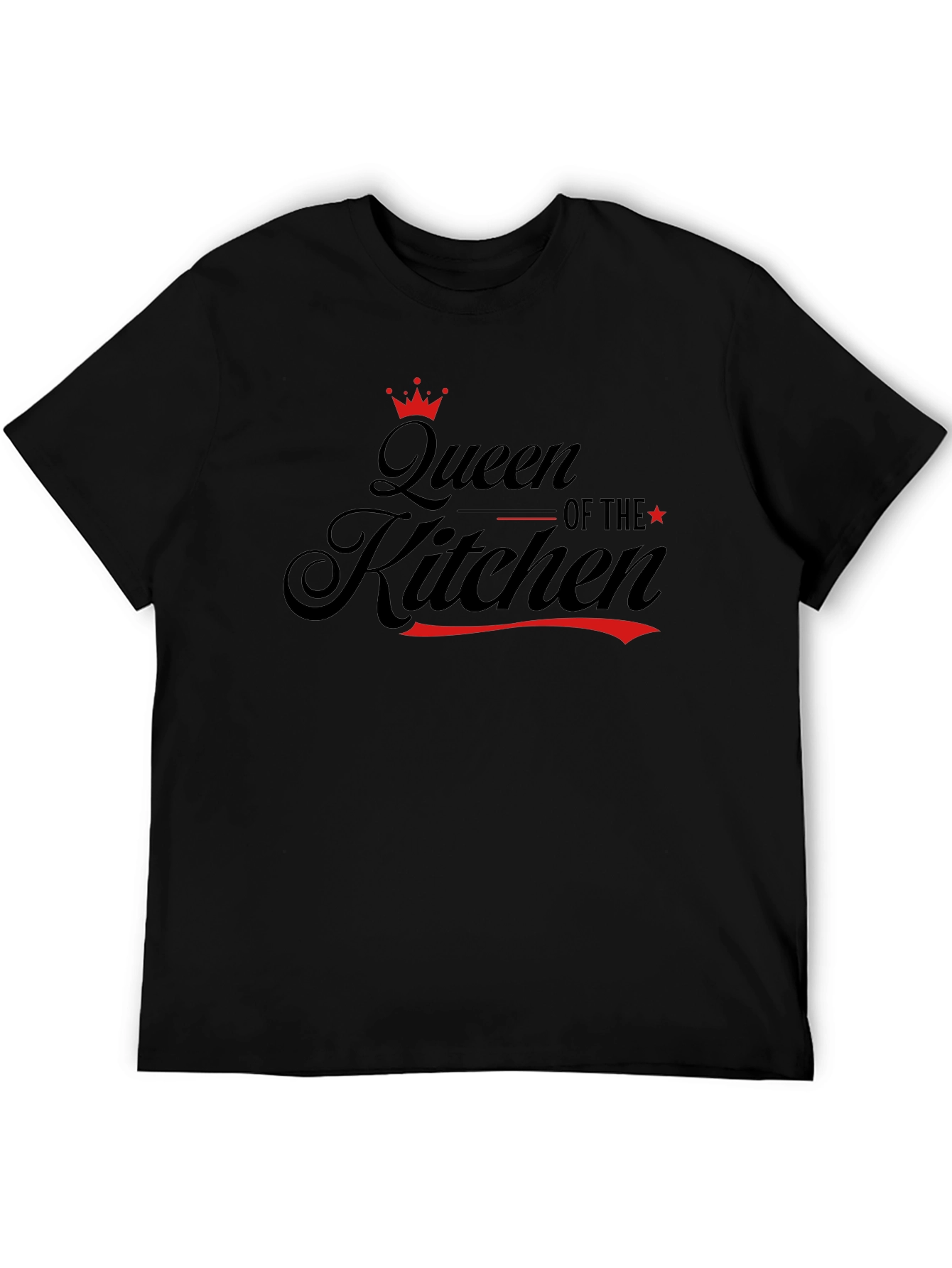 Queen of the Kitchen Black T-Shirt