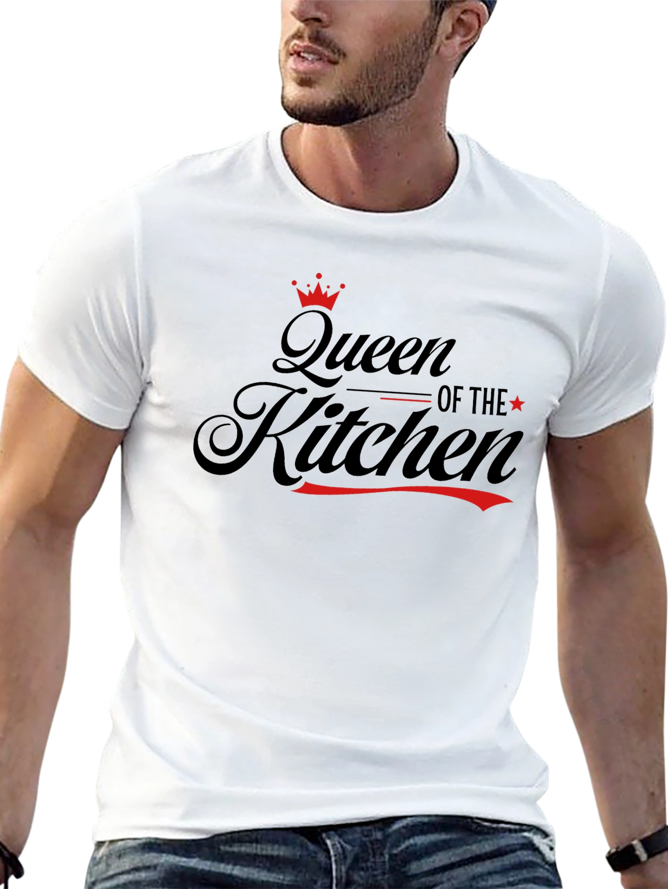 Queen of the Kitchen Black T-Shirt