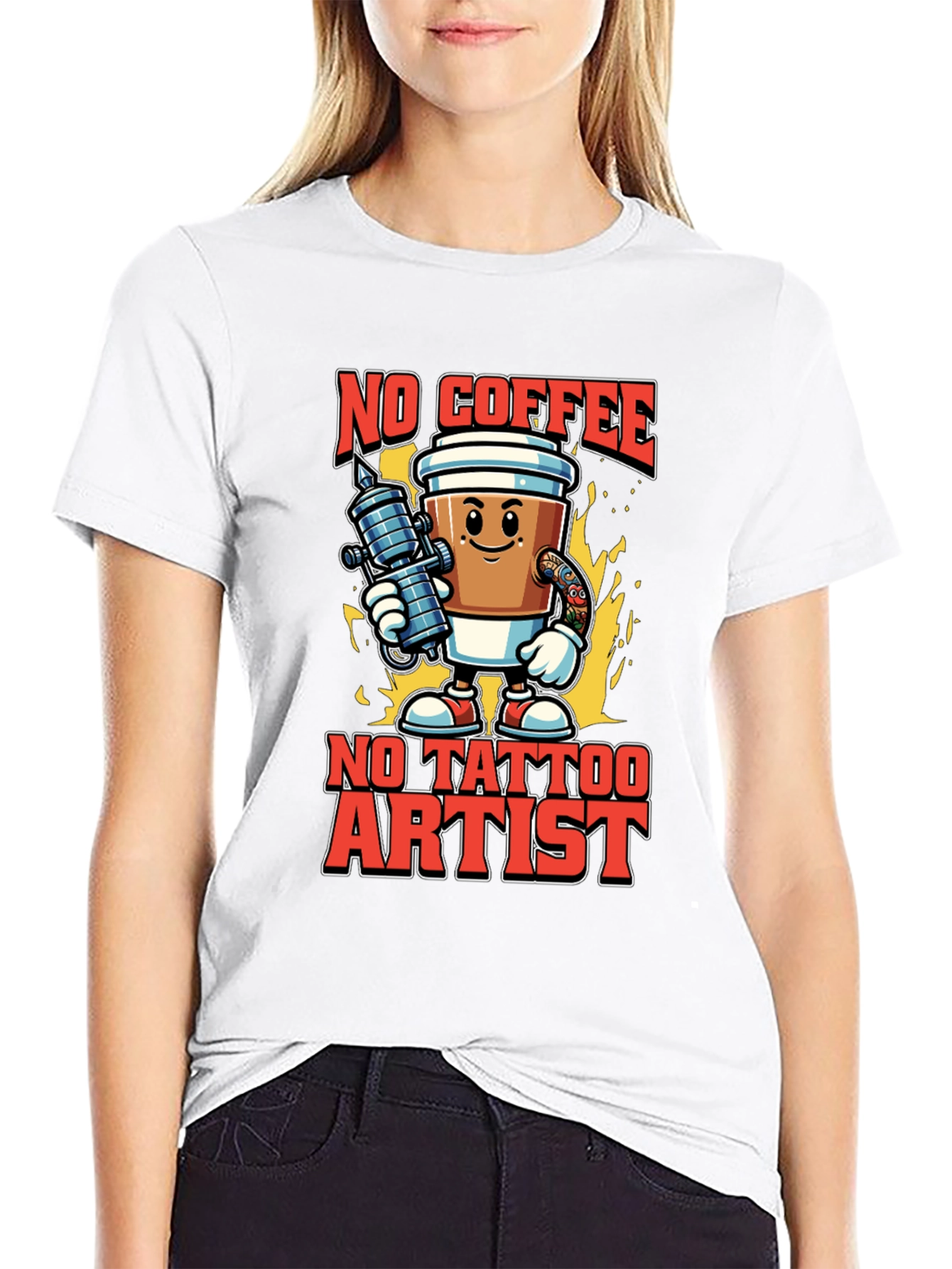 No Coffee No Tattoo Artist T-Shirt