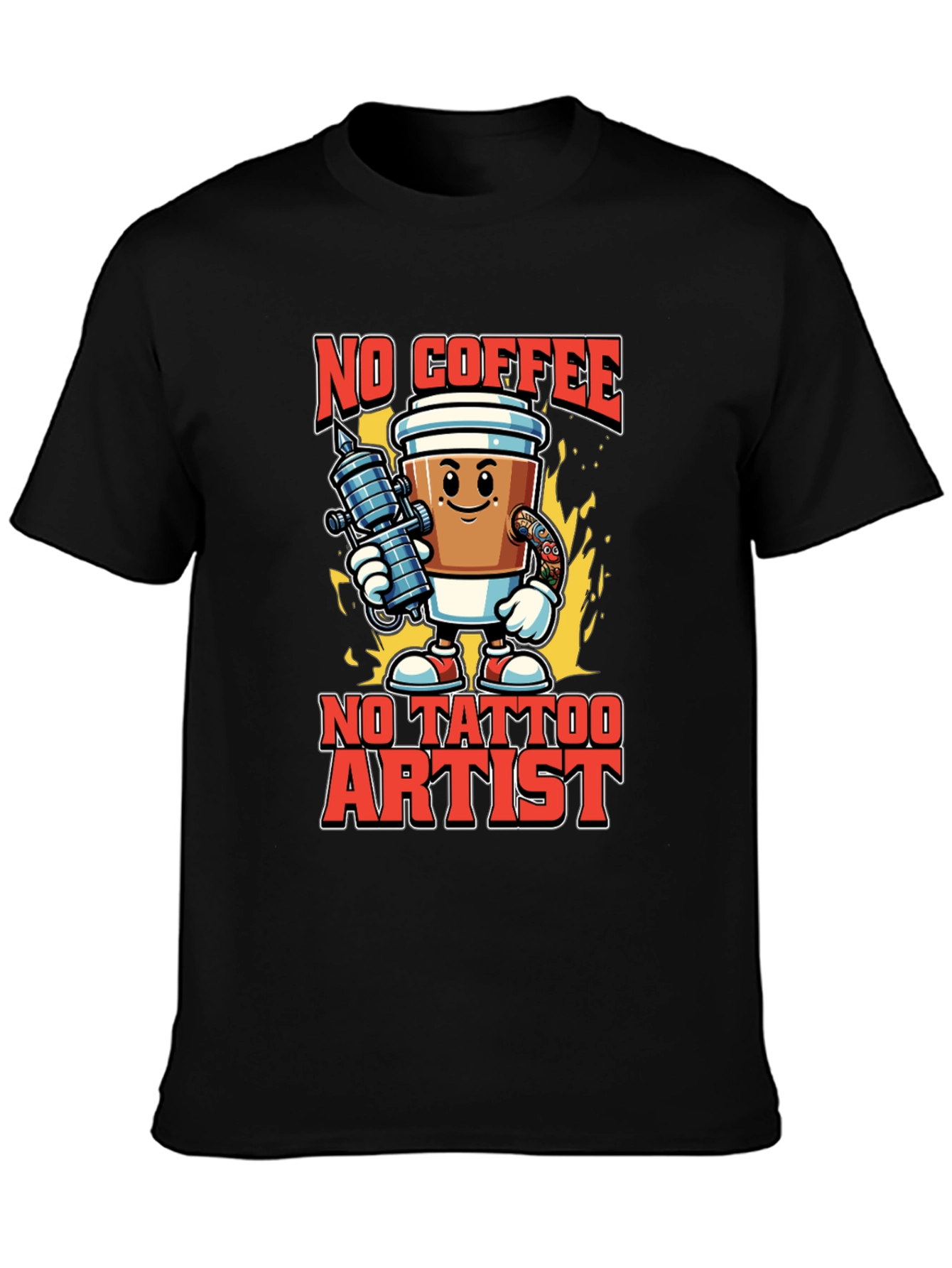 No Coffee No Tattoo Artist T-Shirt