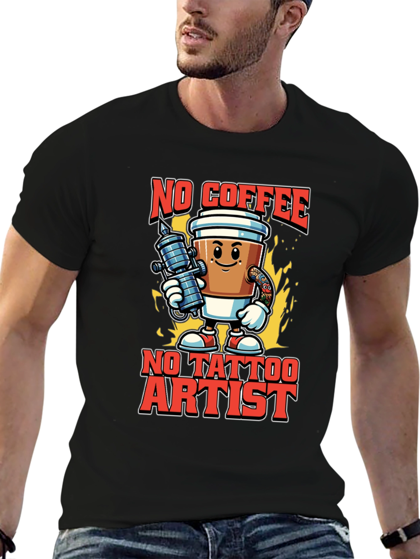 No Coffee No Tattoo Artist T-Shirt