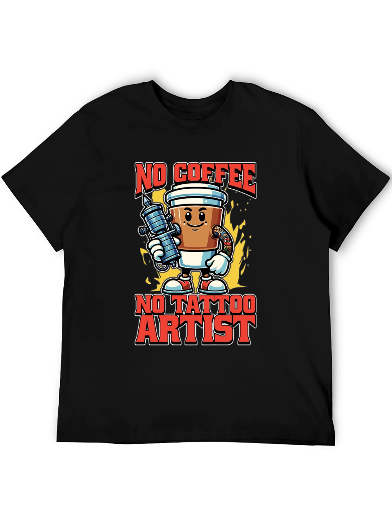 No Coffee No Tattoo Artist T-Shirt