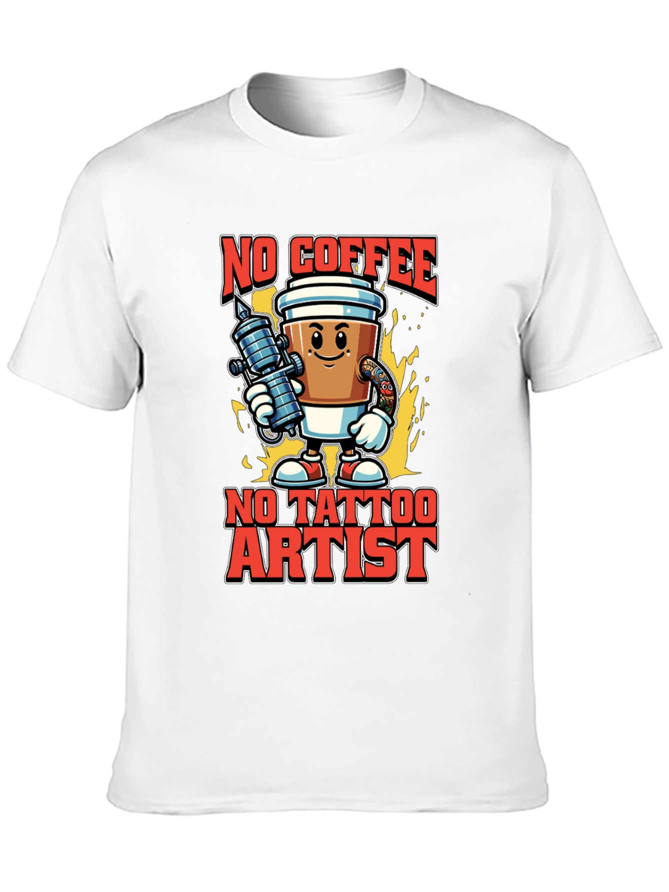 No Coffee No Tattoo Artist T-Shirt