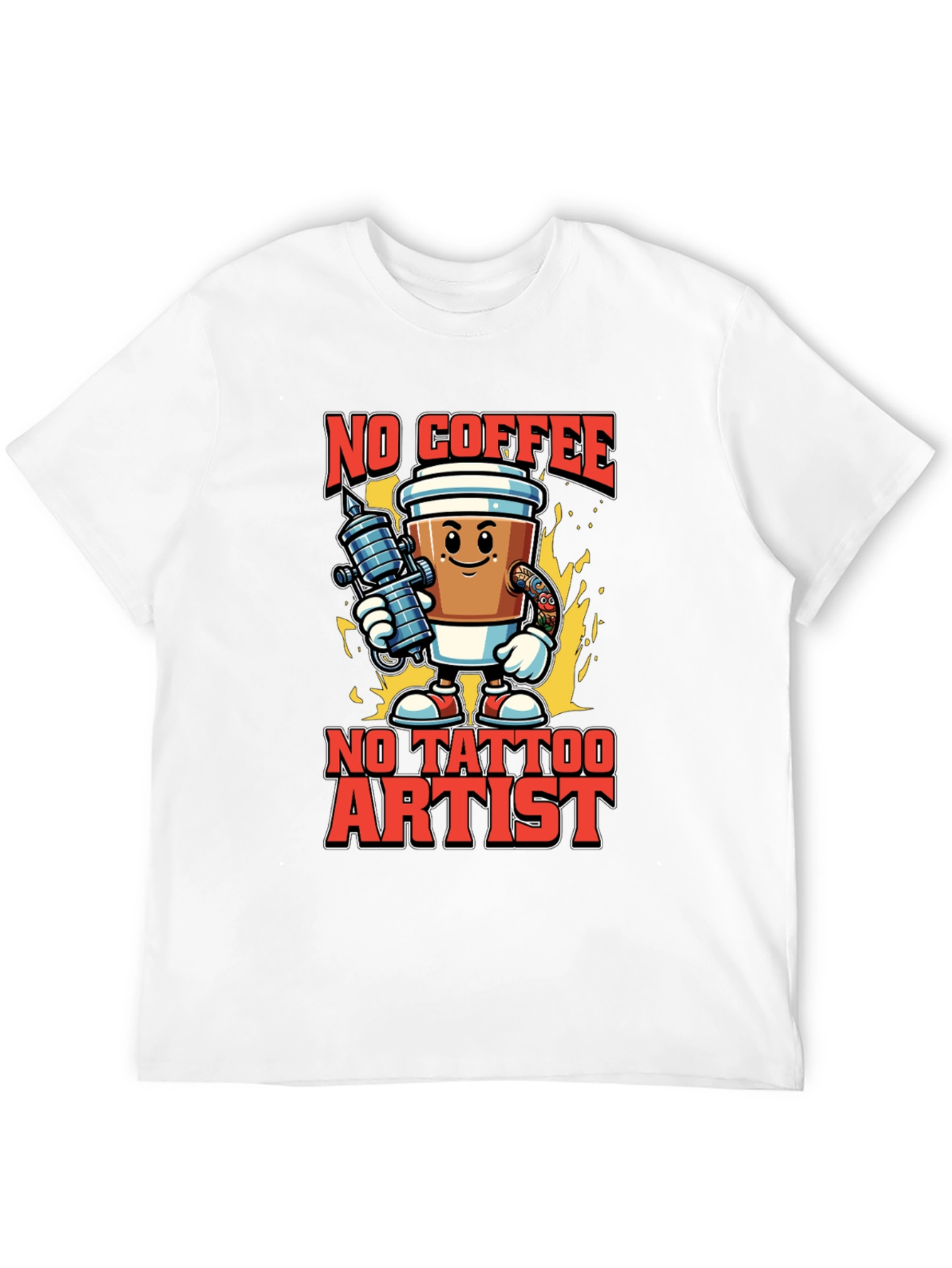 No Coffee No Tattoo Artist T-Shirt