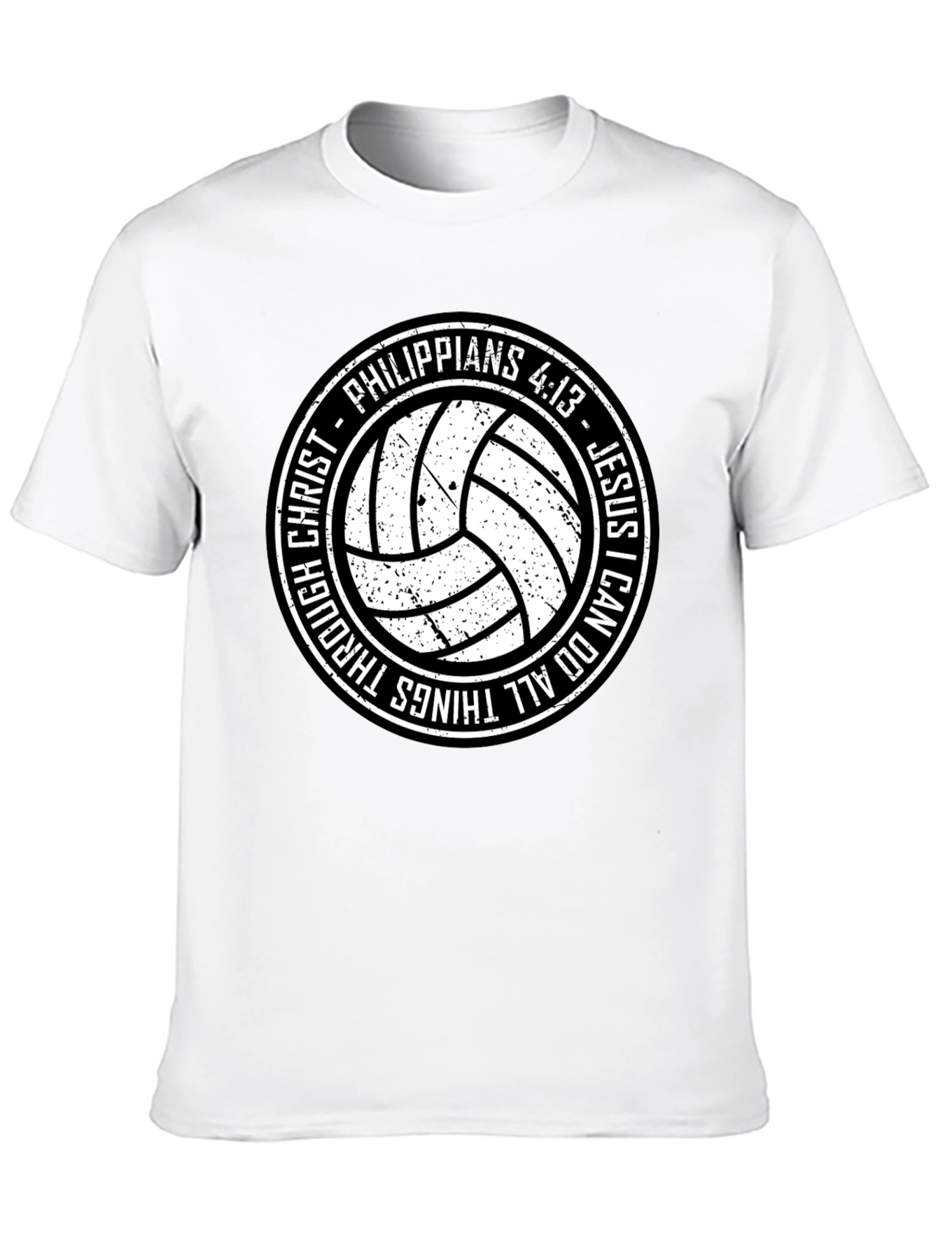 Philippians 4:13 Volleyball Graphic Tee