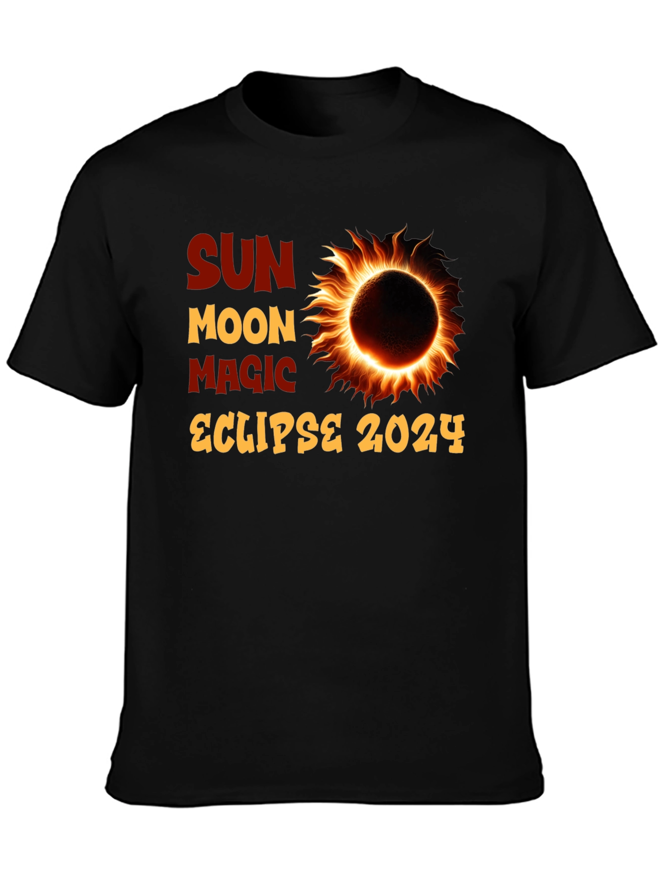 Sun Moon Magic Eclipse 2024 T-Shirt
