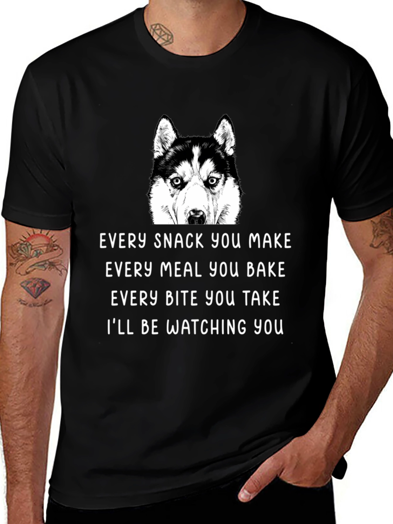 Dog Watching You T-Shirt