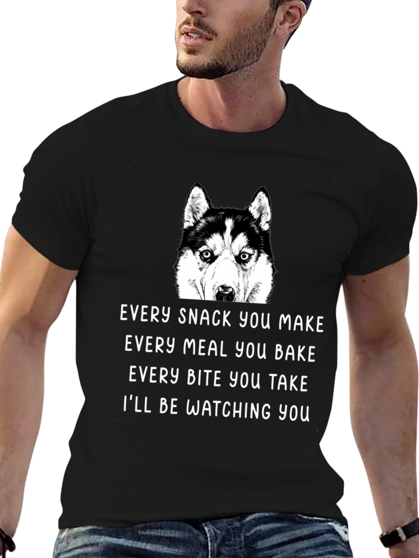 Dog Watching You T-Shirt