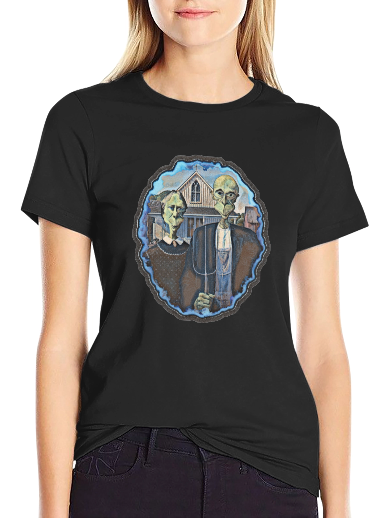 American Gothic Alien T-Shirt