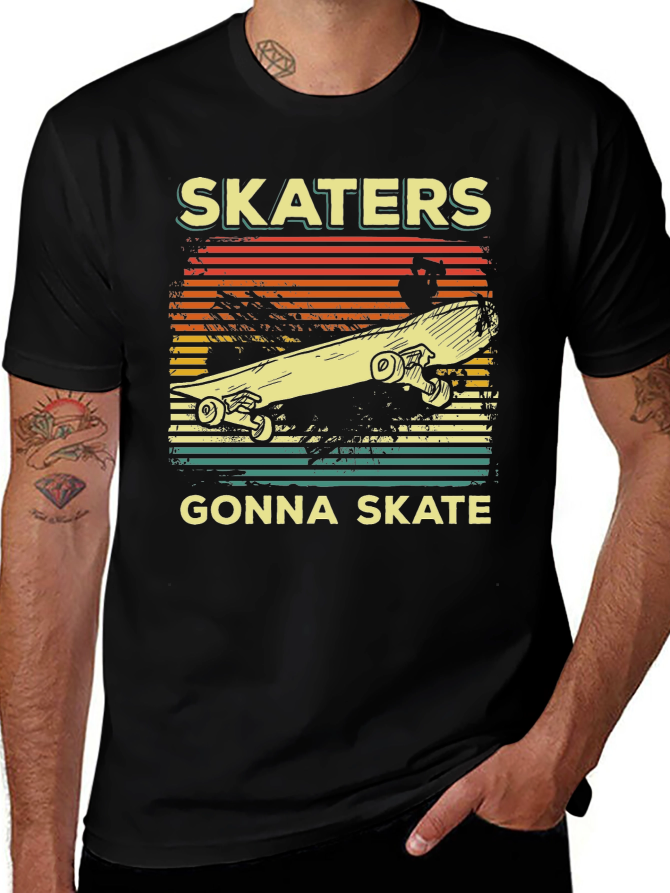 Retro Skaters Gonna Skate T-Shirt