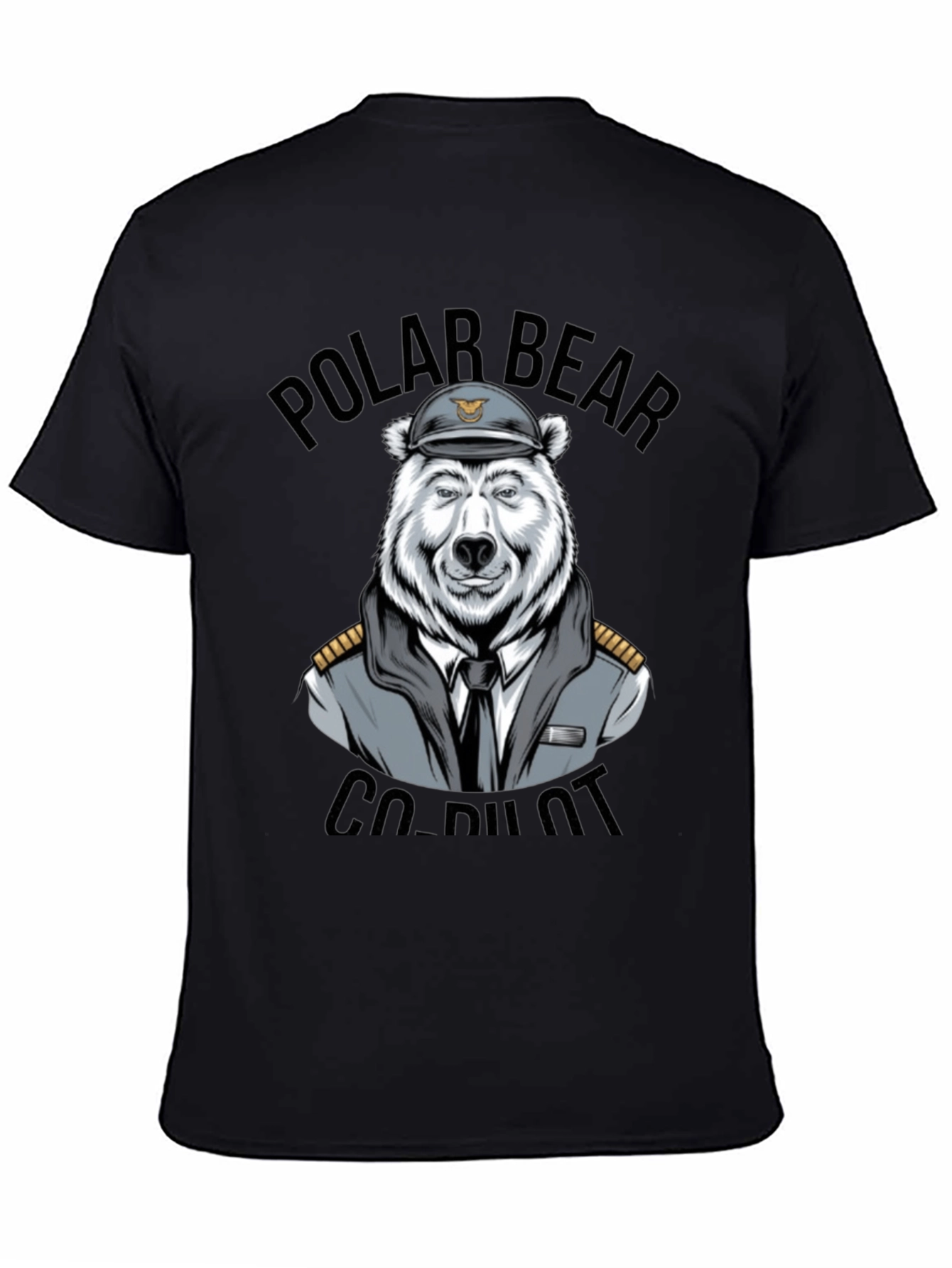 Polar Bear Co-Pilot Graphic T-Shirt