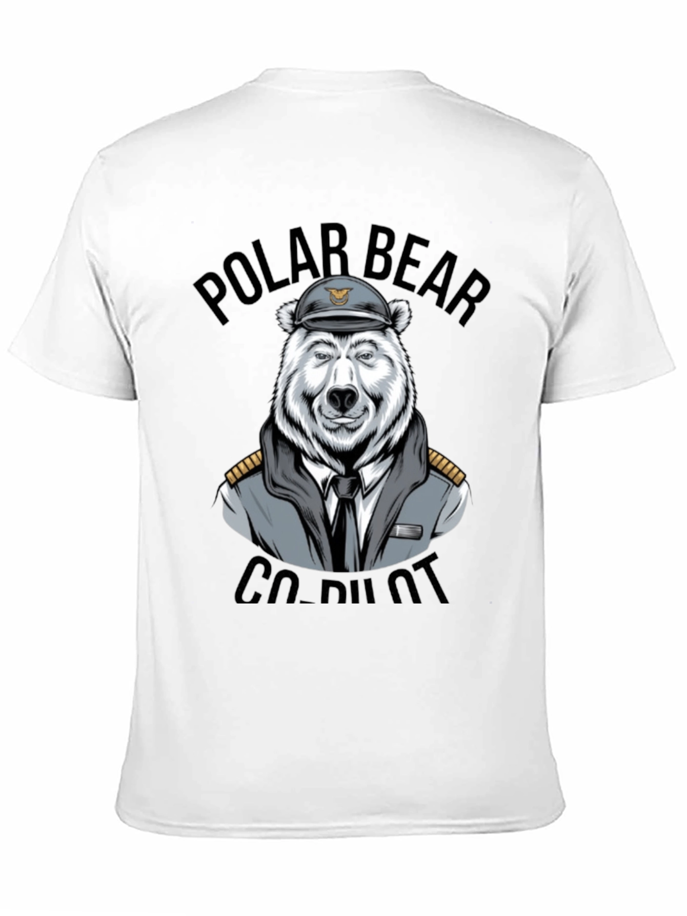 Polar Bear Co-Pilot Graphic T-Shirt