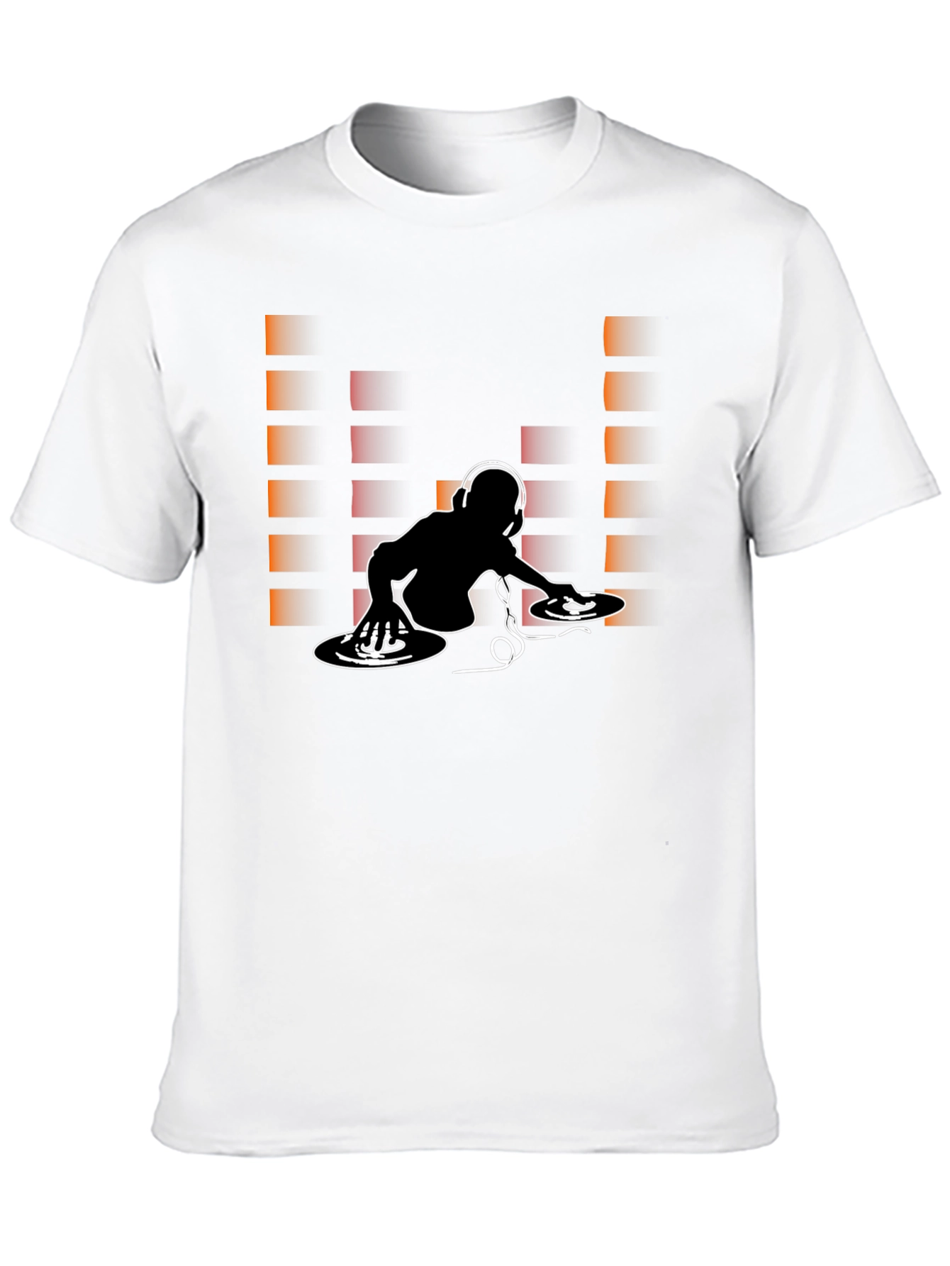 DJ Graphic Print Crew Neck T-Shirt