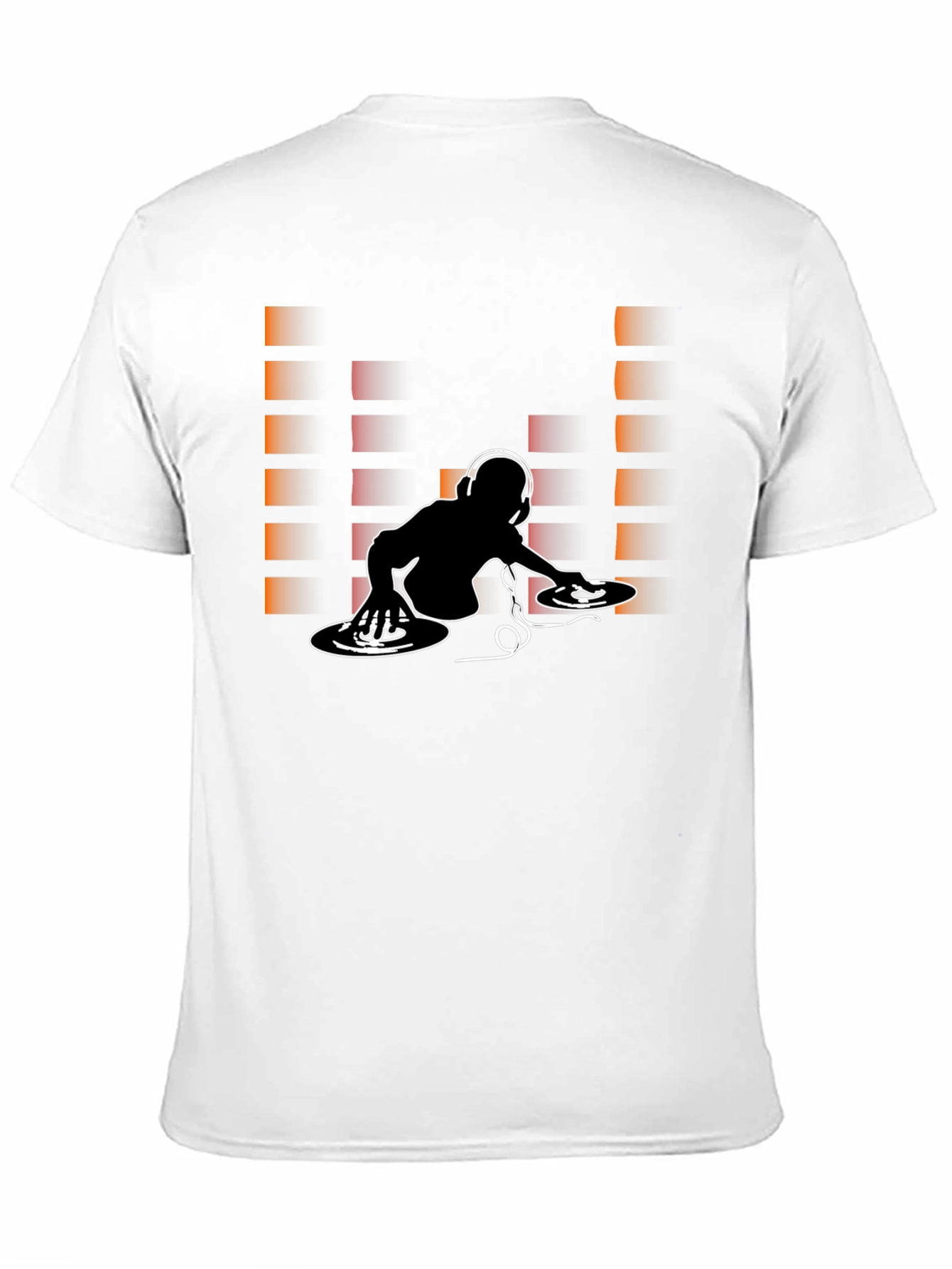 DJ Graphic Print Crew Neck T-Shirt