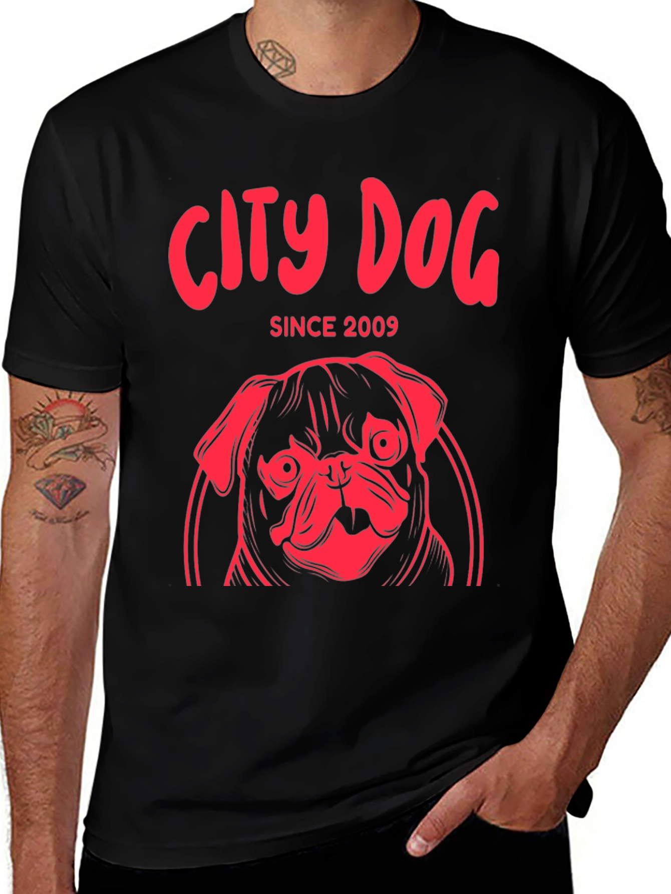 City Dog Since 2009 Graphic Tee